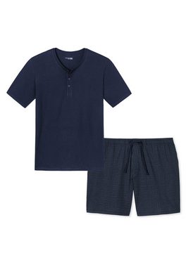 Schiesser Pyjama Mix (Set, 2 tlg) Schlafanzug - Baumwolle -