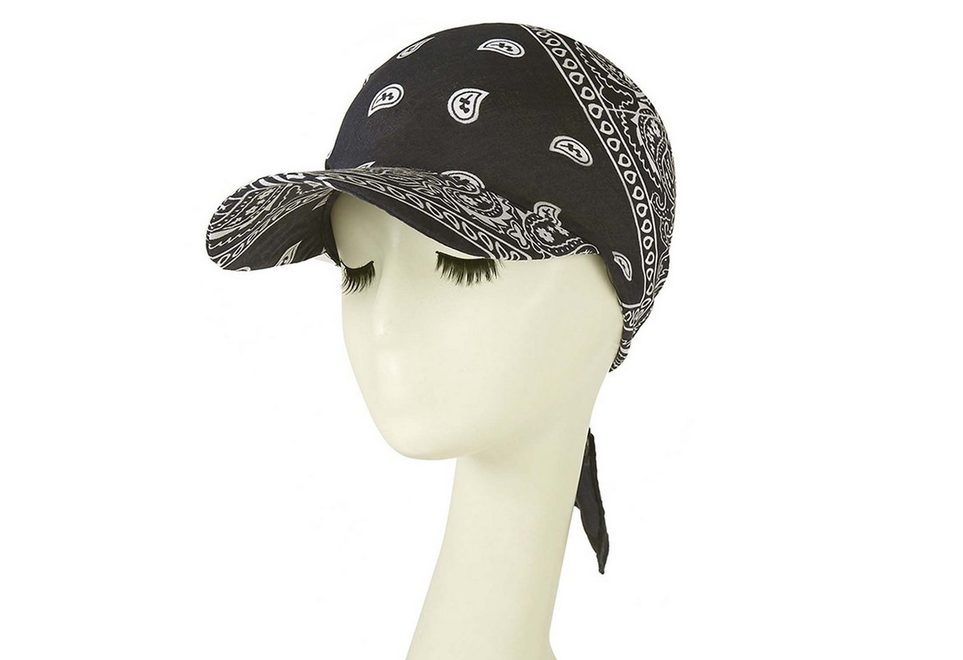 Zaewry Baseball Cap Bandana Cap mit Schleifenbindung Damen,leicht und weich