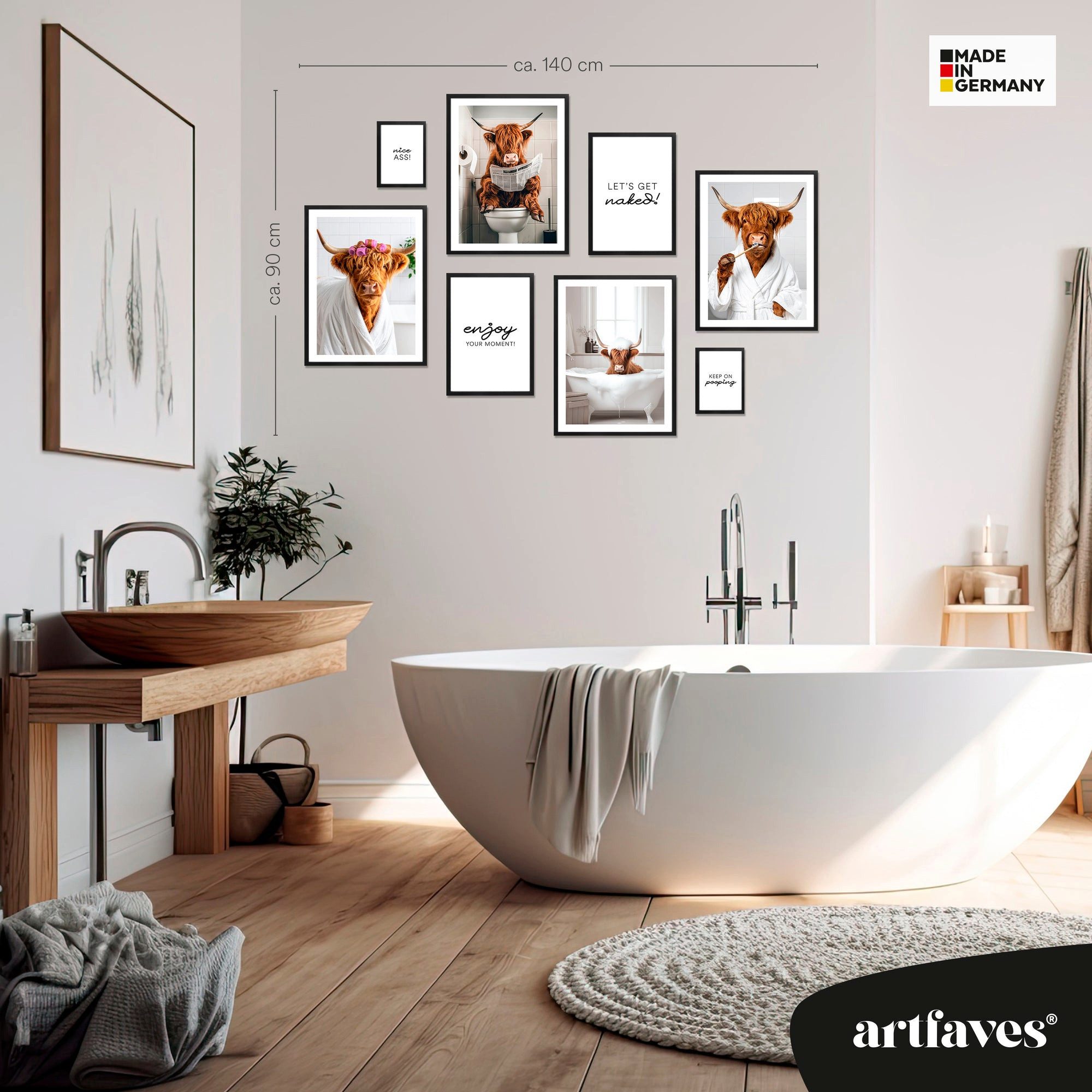 ARTFAVES Bilder-Collage Poster Set - FUNNY günstig online kaufen