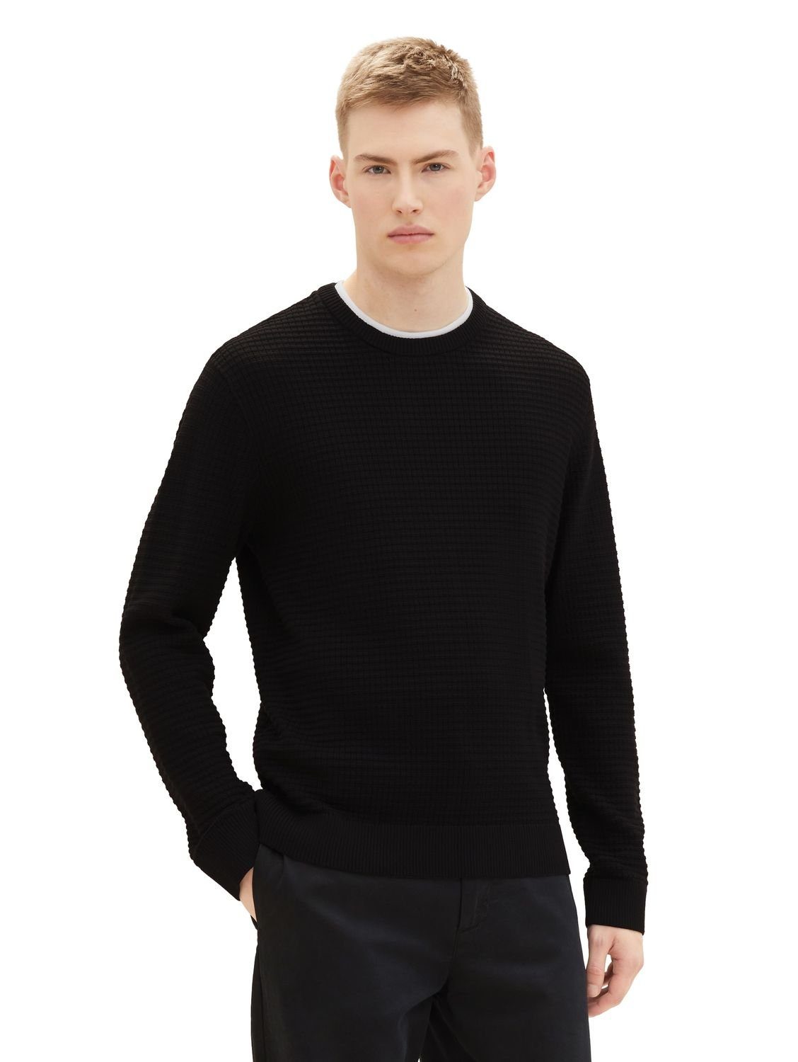 Strickpullover STRUCTURED DOUBLELAYER