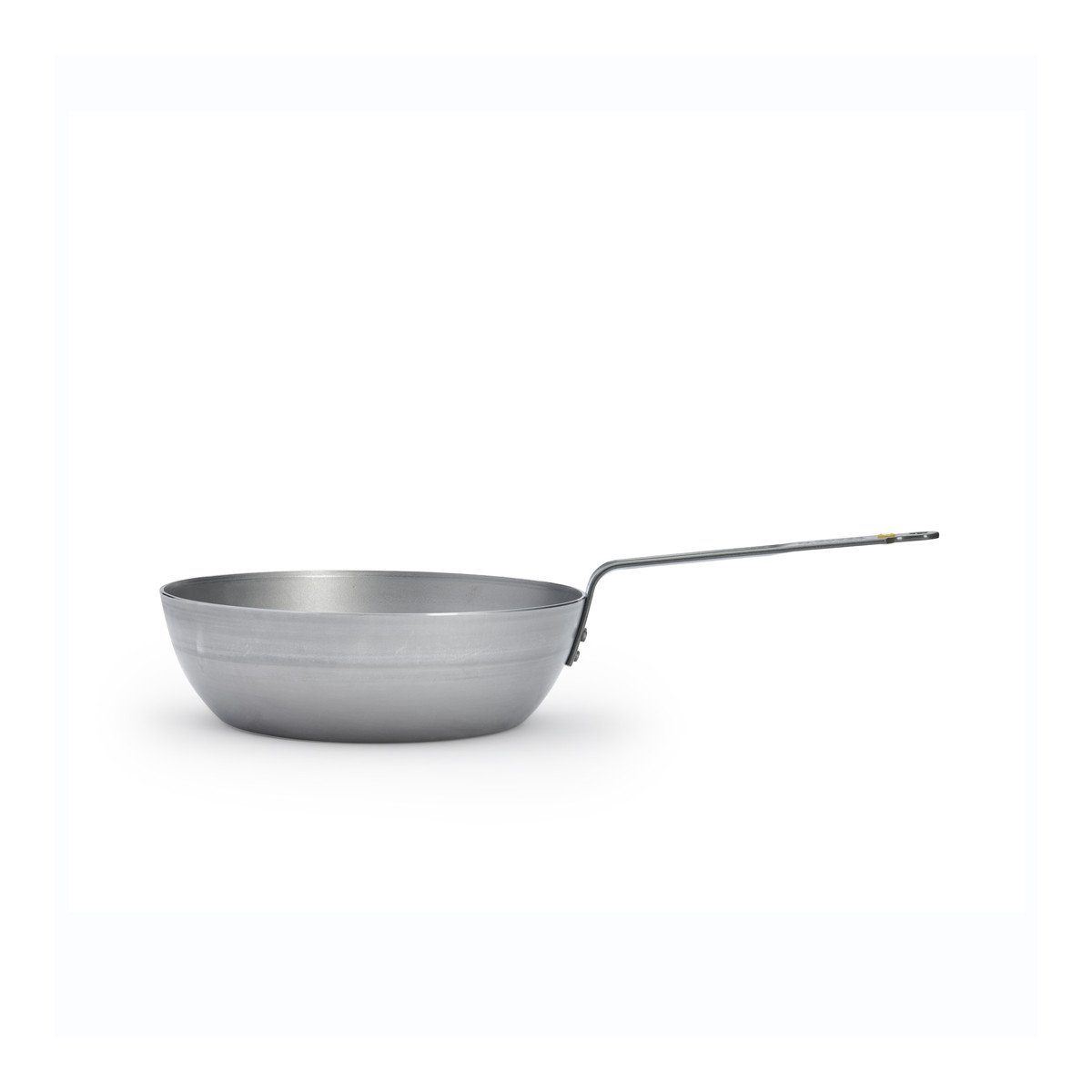 de Buyer Bratpfanne Mineral B, tiefe Bauernpfanne 28 cm - Eisen mit Bienenwachsbeschichtung -