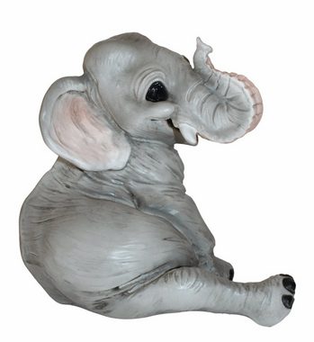 Castagna Tierfigur Figur Elefant Baby Elefantenfigur Kollektion Castagna Resin H 19 cm