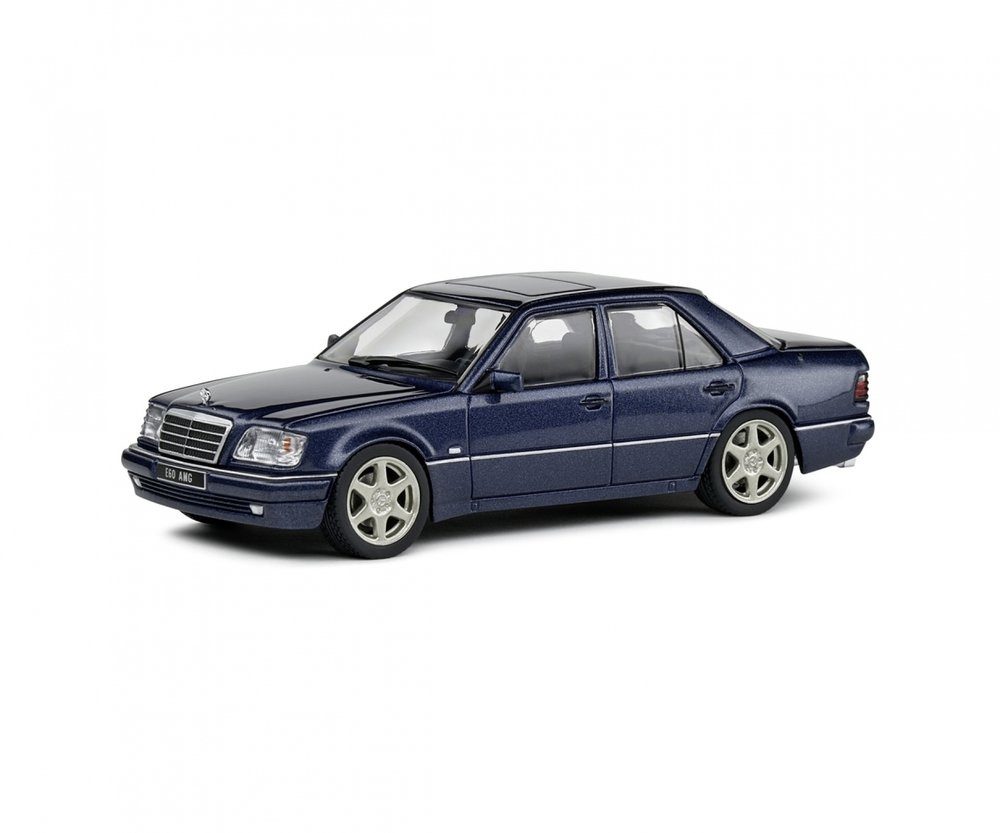 Modellauto Mercedes E60 AMG W124 1994 blau