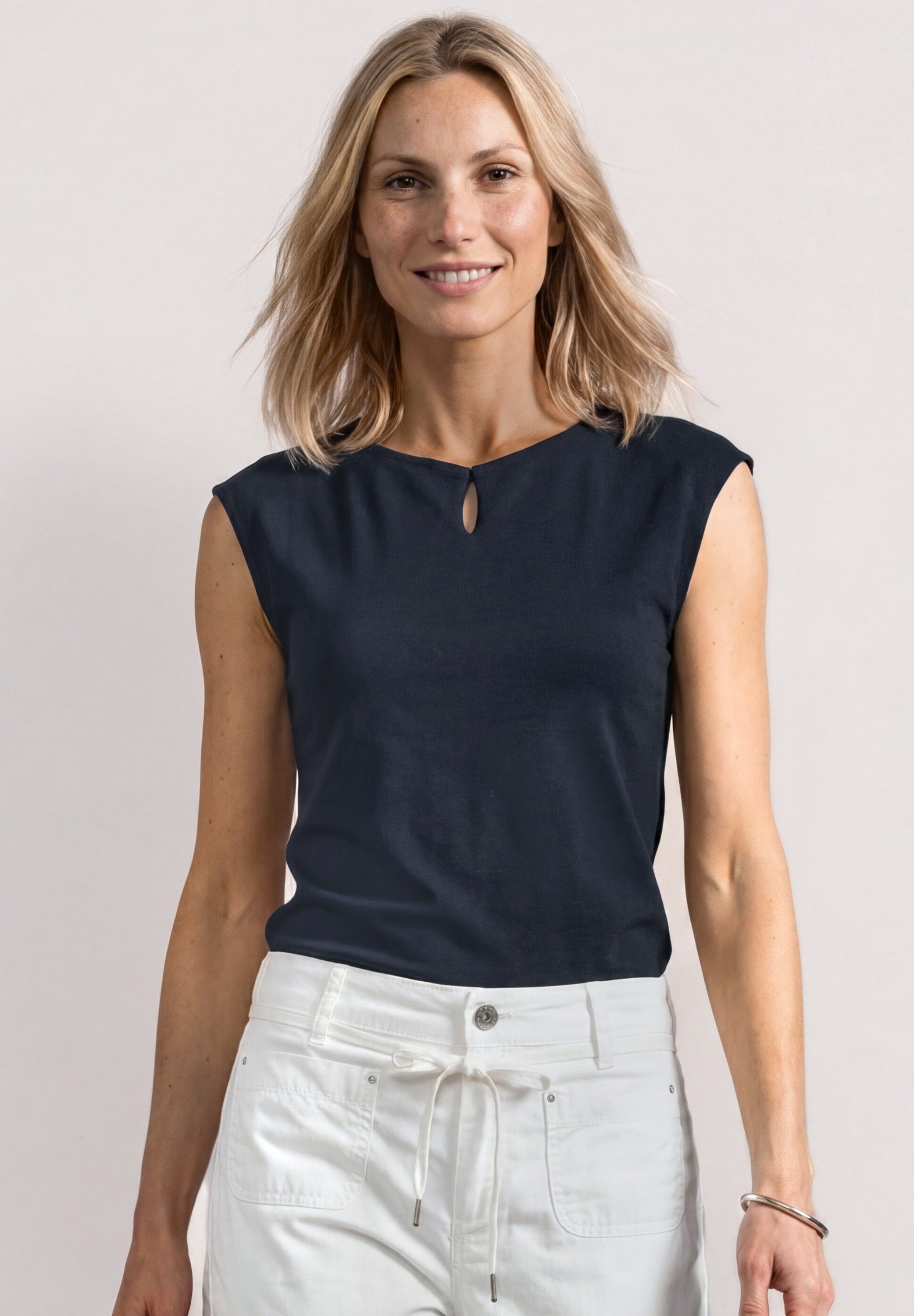 STREET ONE T-Shirt mit Cut-Out Detail
