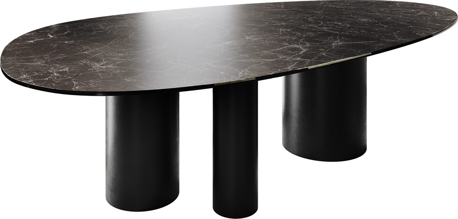 DELIFE Esstisch Edge, Oval Keramik Laminam® günstig online kaufen