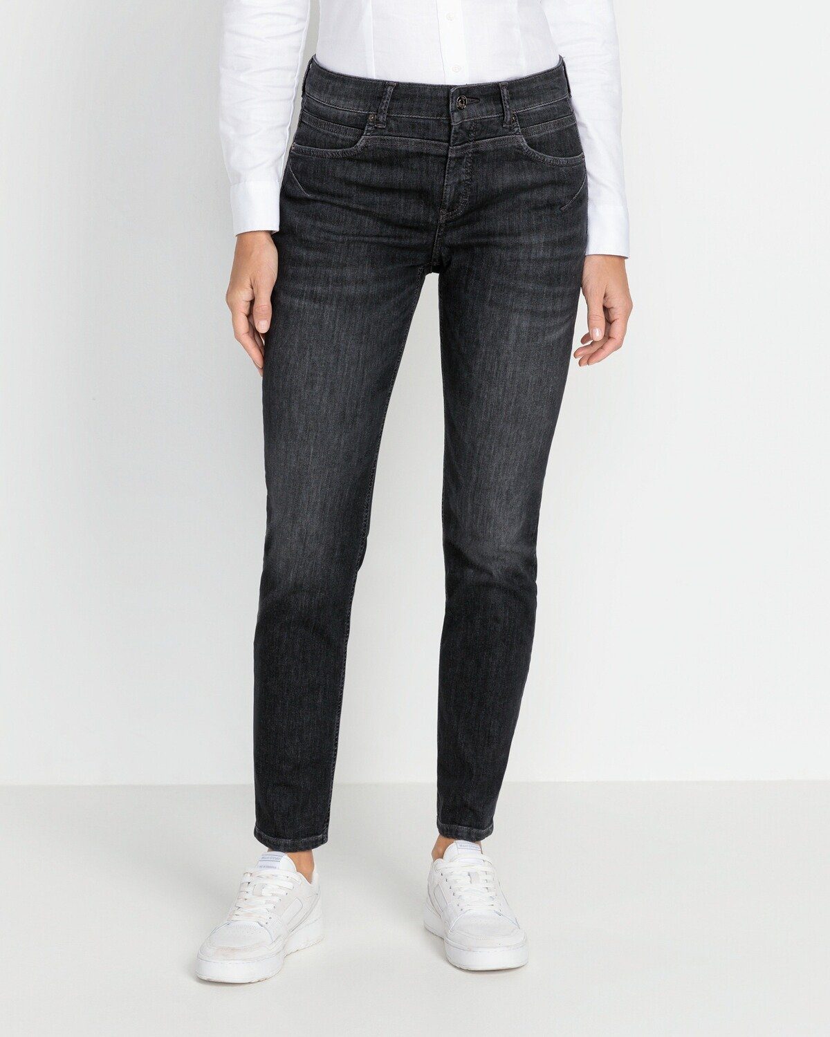 5-Pocket-Jeans MAC Slim Grau Jeans Rich