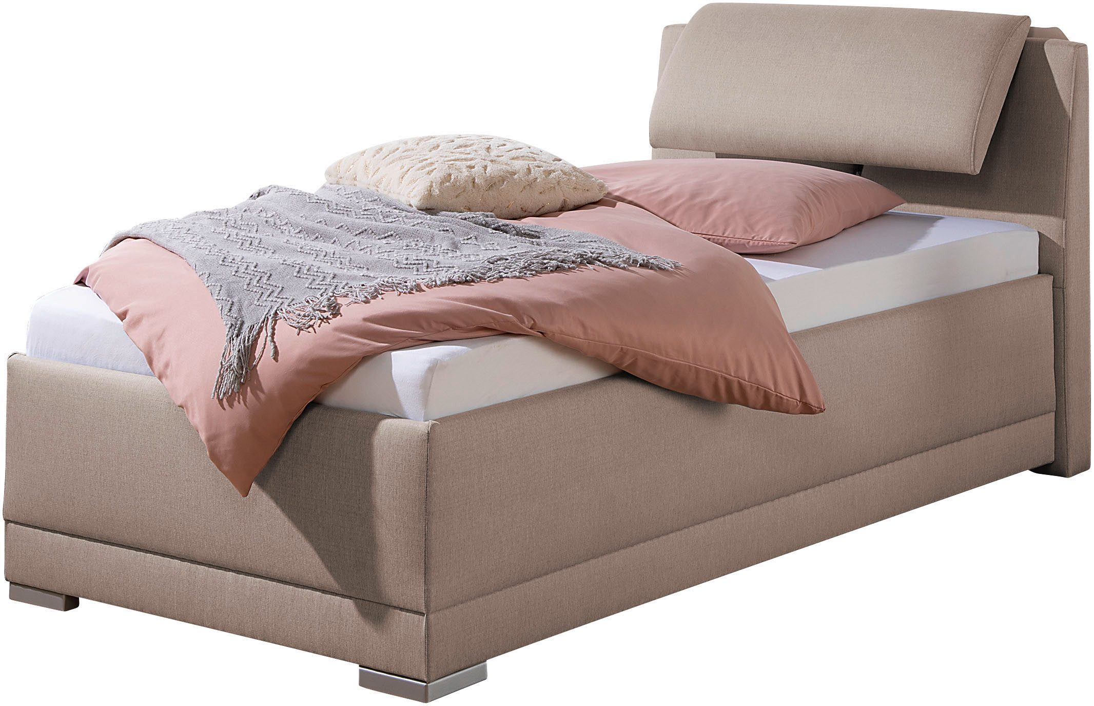 Maintal Polsterbett Oderzo, inkl. Bettkasten, Kopfteilverstellung, Matratzen in H2 oder H3 wählbar