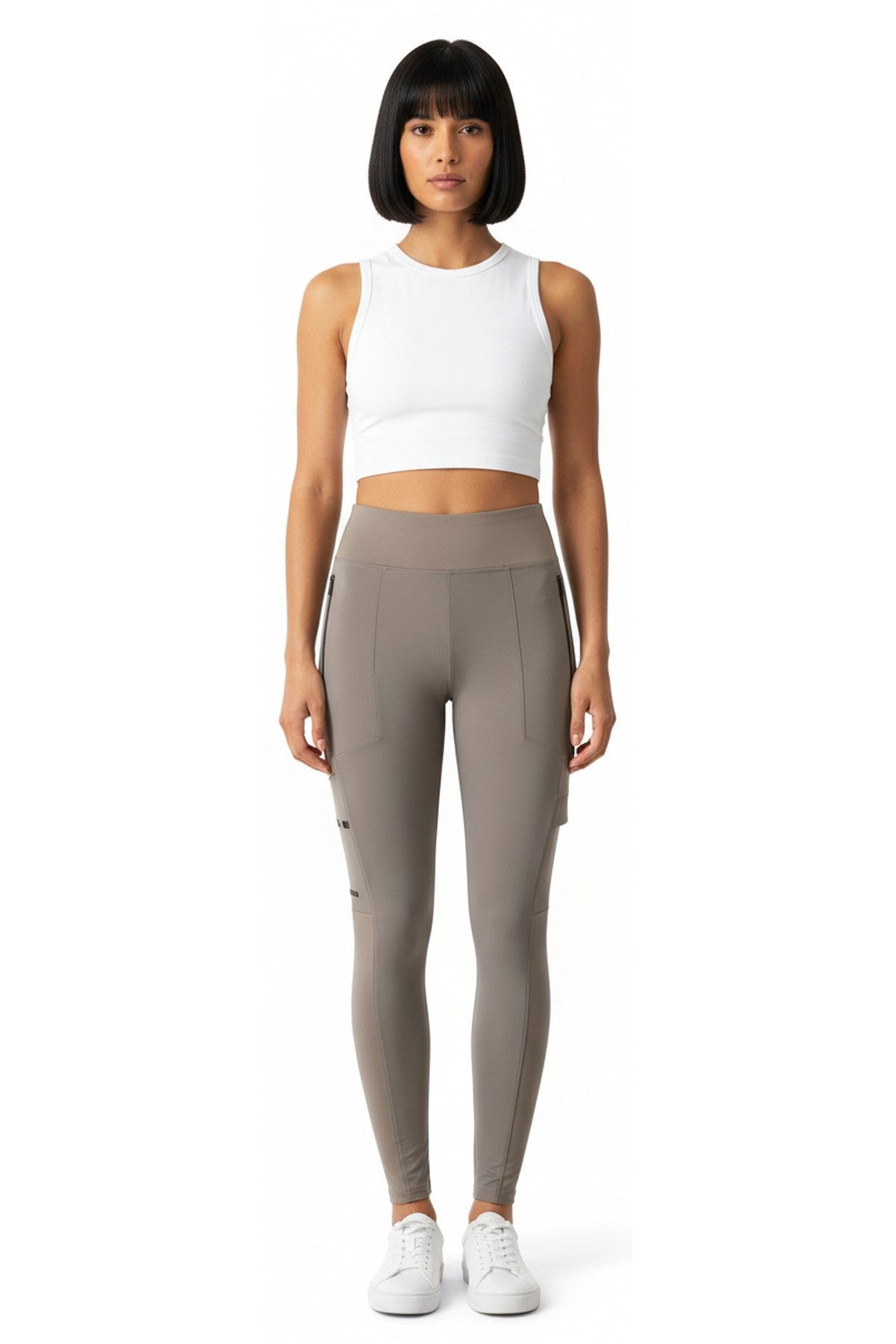 LPO Funktionsleggings Thekla Hybrid II Hoher Bund, schnelltrocknend, Hybrid