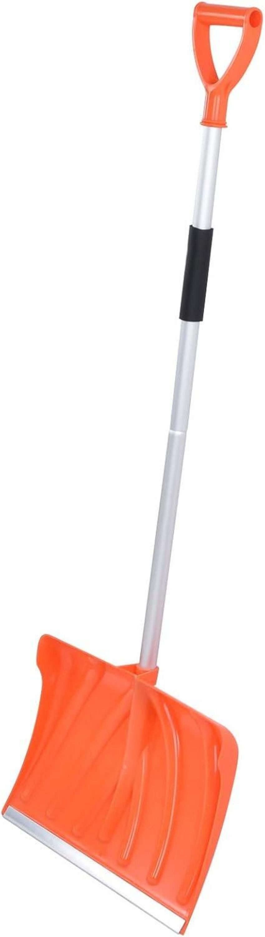 LuxusKollektion Schaufel Schneeschaufel mit D-Griff Schneebürste, große Kapazität, abnehmbar
