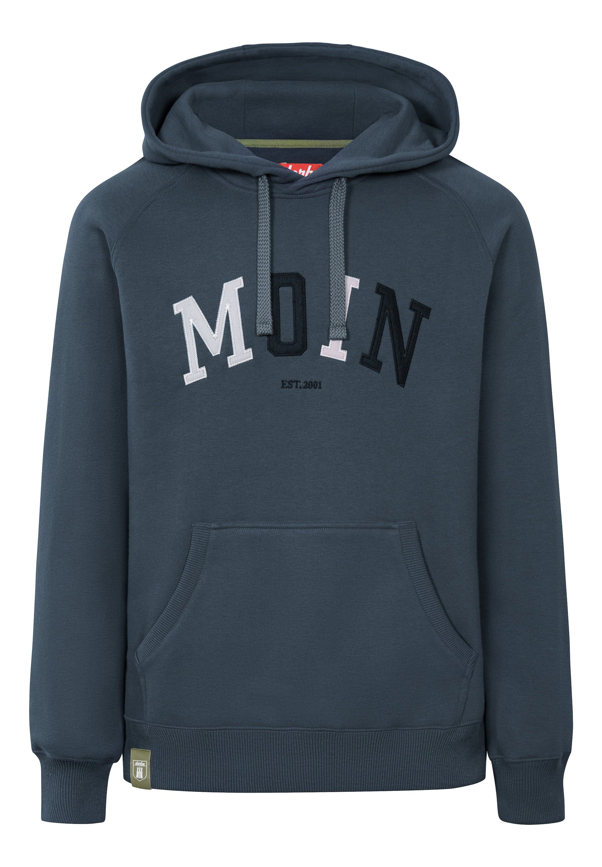 Derbe Sweatshirt Moin BC Made in Portugal, superweiches Material navy