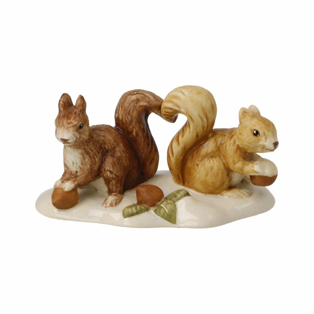 Goebel Weihnachtsfigur Eichhörnchen auf Futtersuche