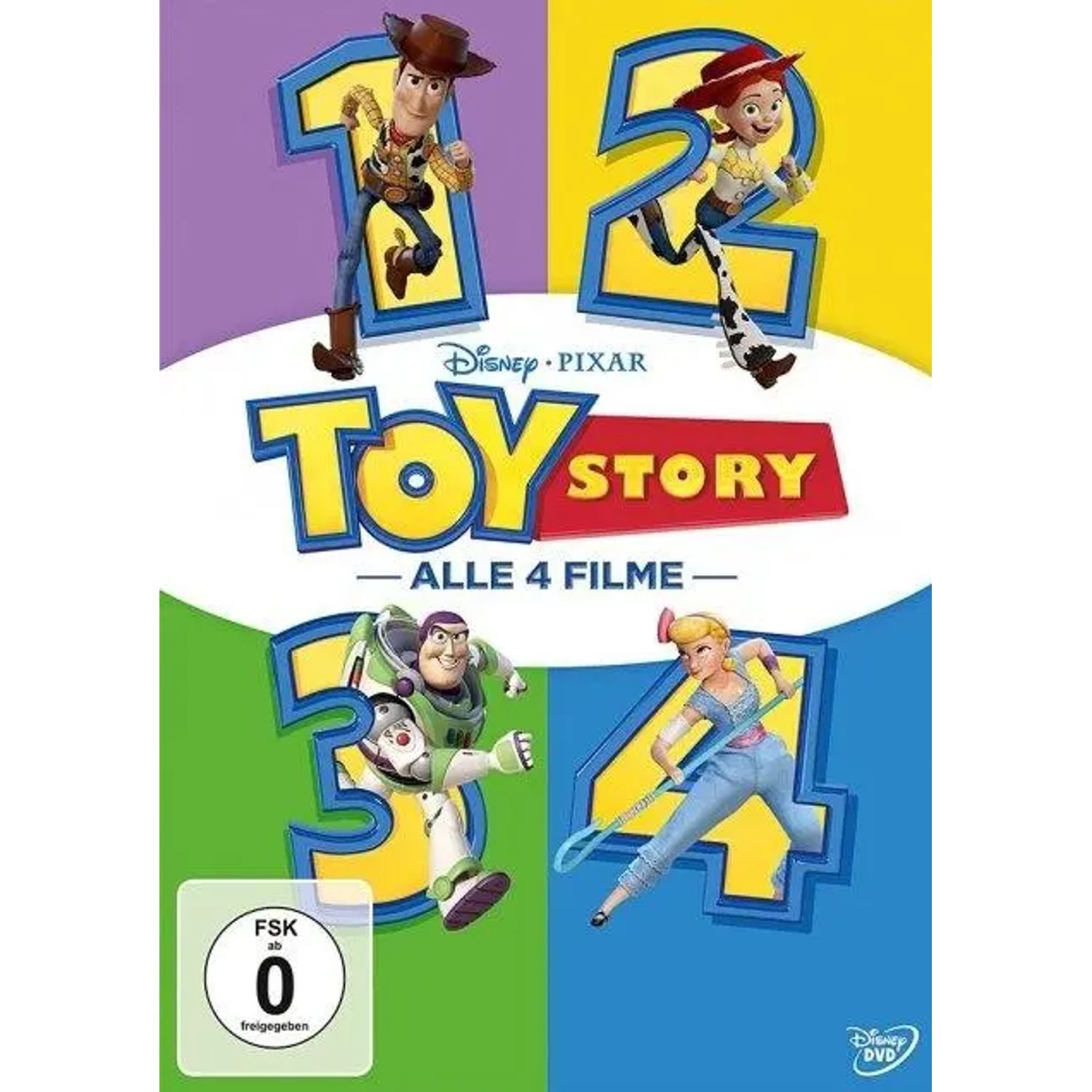 Walt Disney DVD Toy Story 1-4