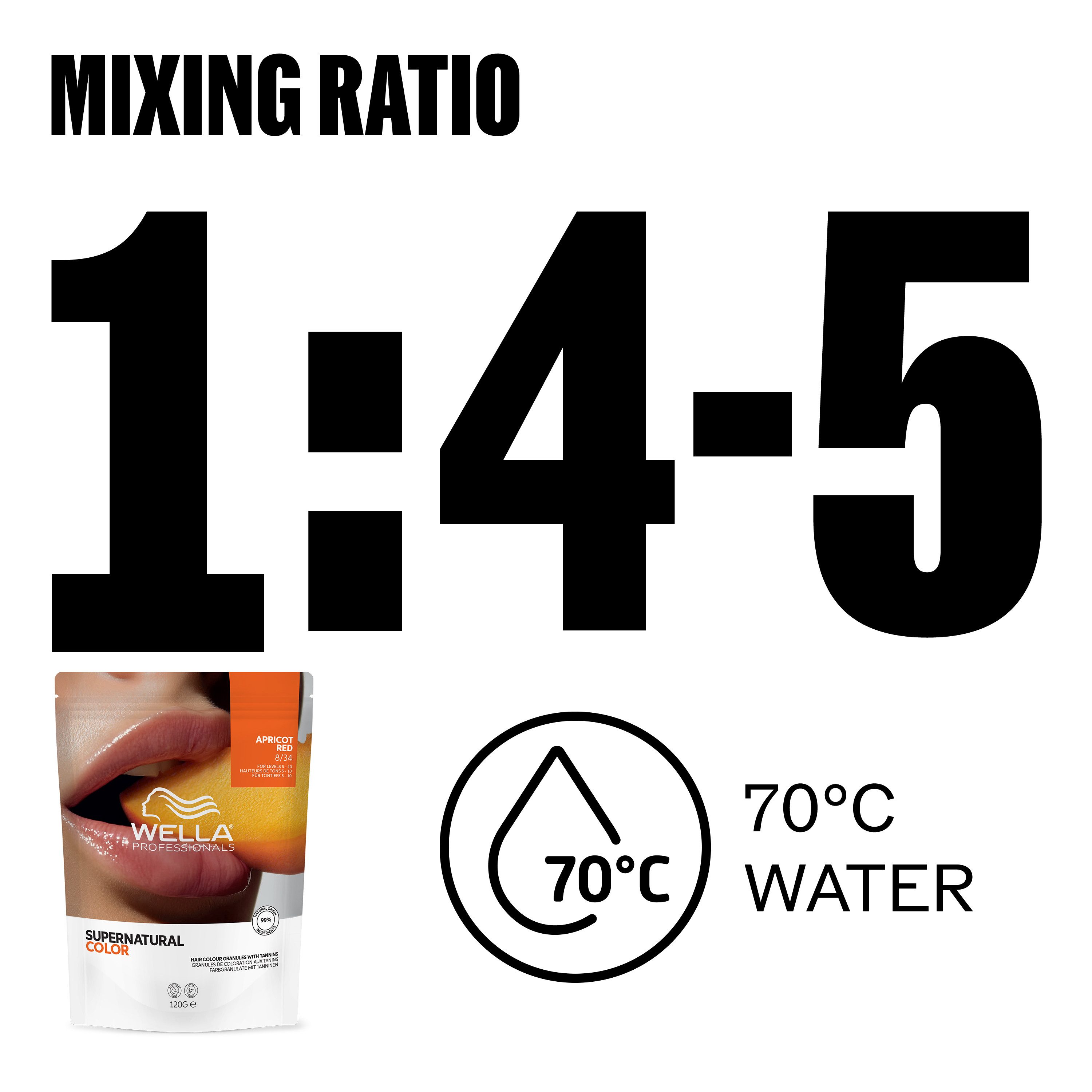 Wella Professionals Haarfarbe Supernatural Color - natürliche Haarfarbe zum Anmischen, 91% - 100% Inhaltsstoffe natürlichen Ursprungs