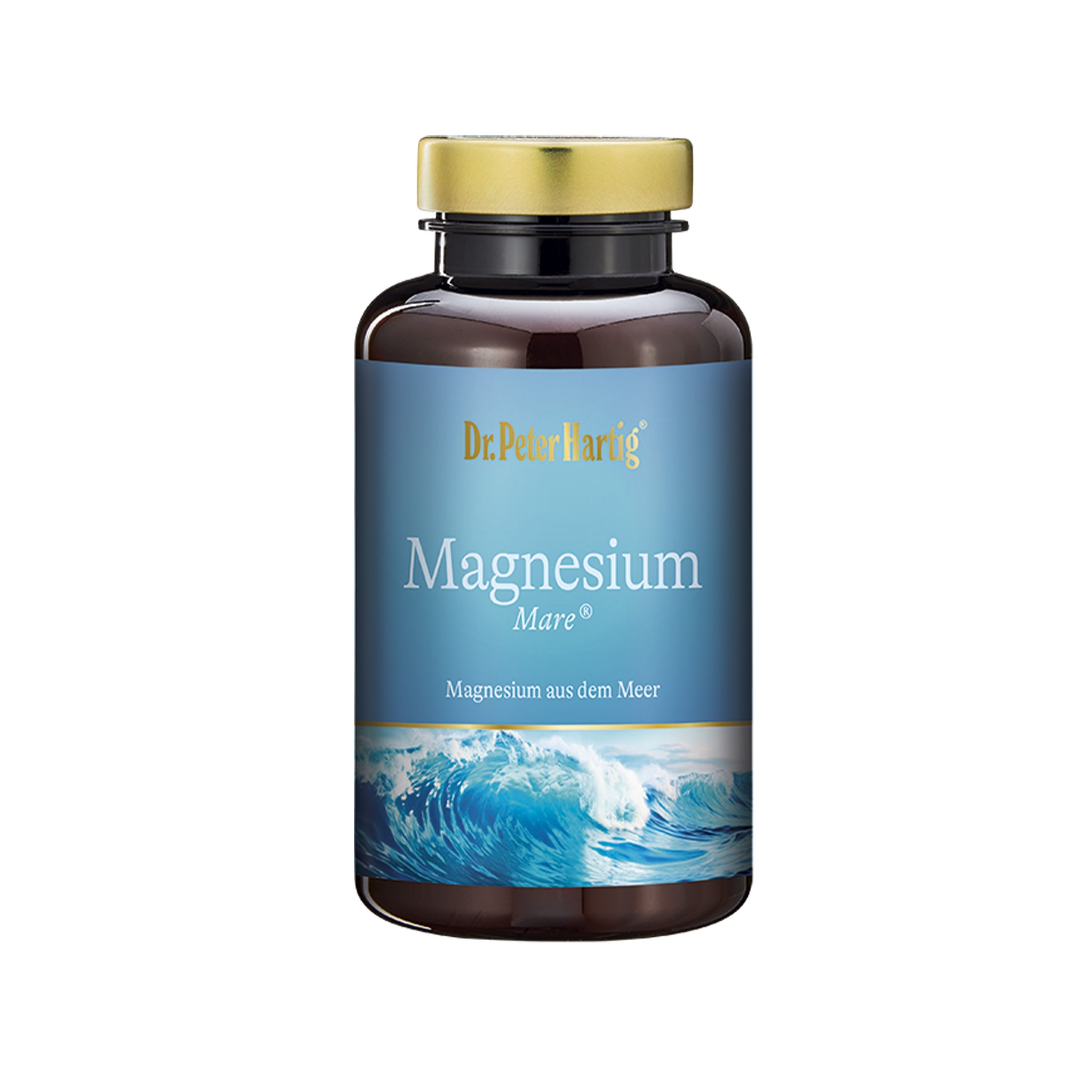 Dr. Peter Hartig Magnesium Mare, unterstützt Muskeln und Nerven, Energiestoffwechsel, Kapseln, 60 Kapseln, 60-Tages-Vorrat, à 32 g, Magnesium Mare 60 Kapseln Natürliches Magnesium aus dem Meer