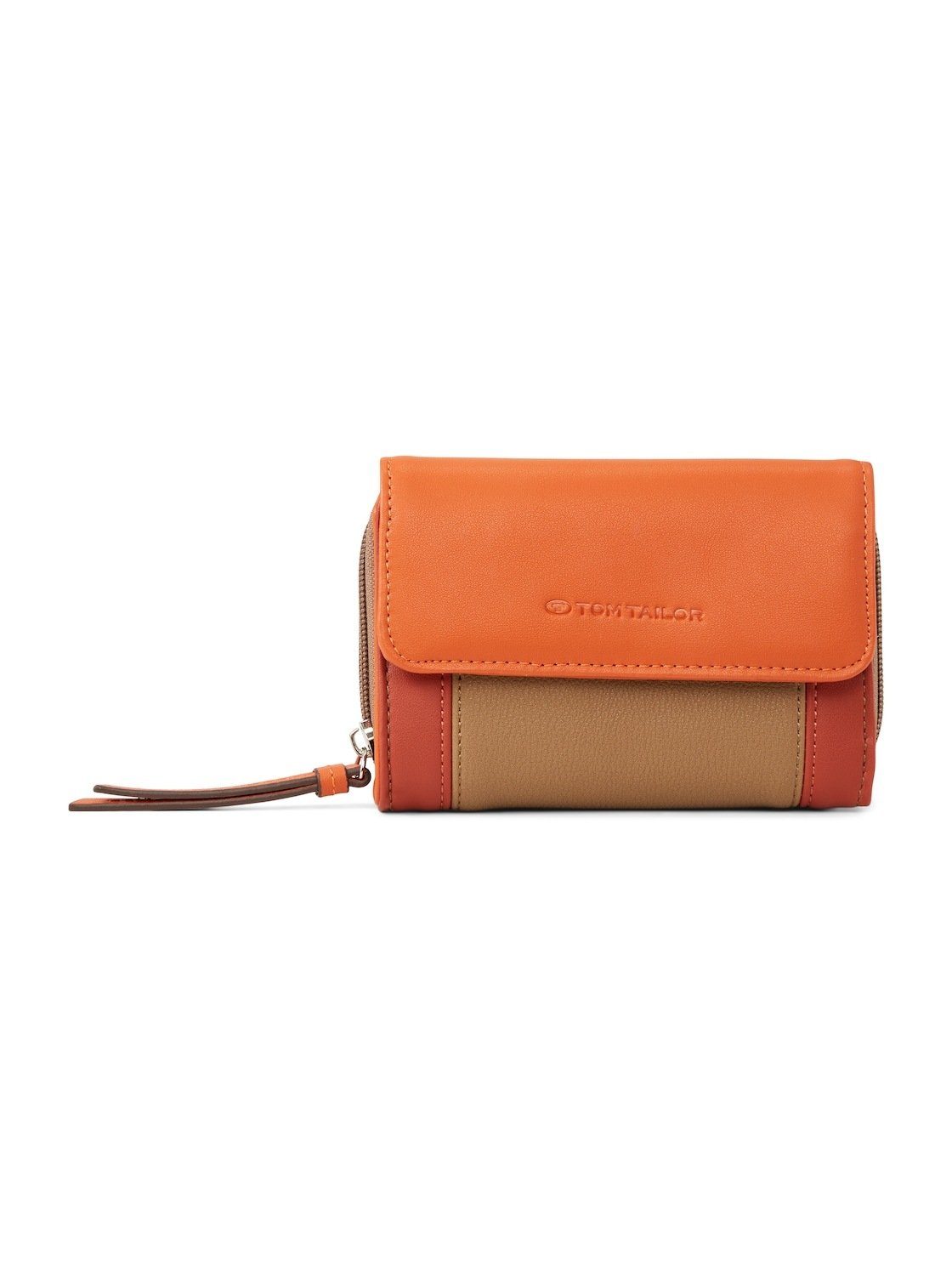 TOM TAILOR Clutch nougat BONNIE Überschlagbörse mixed