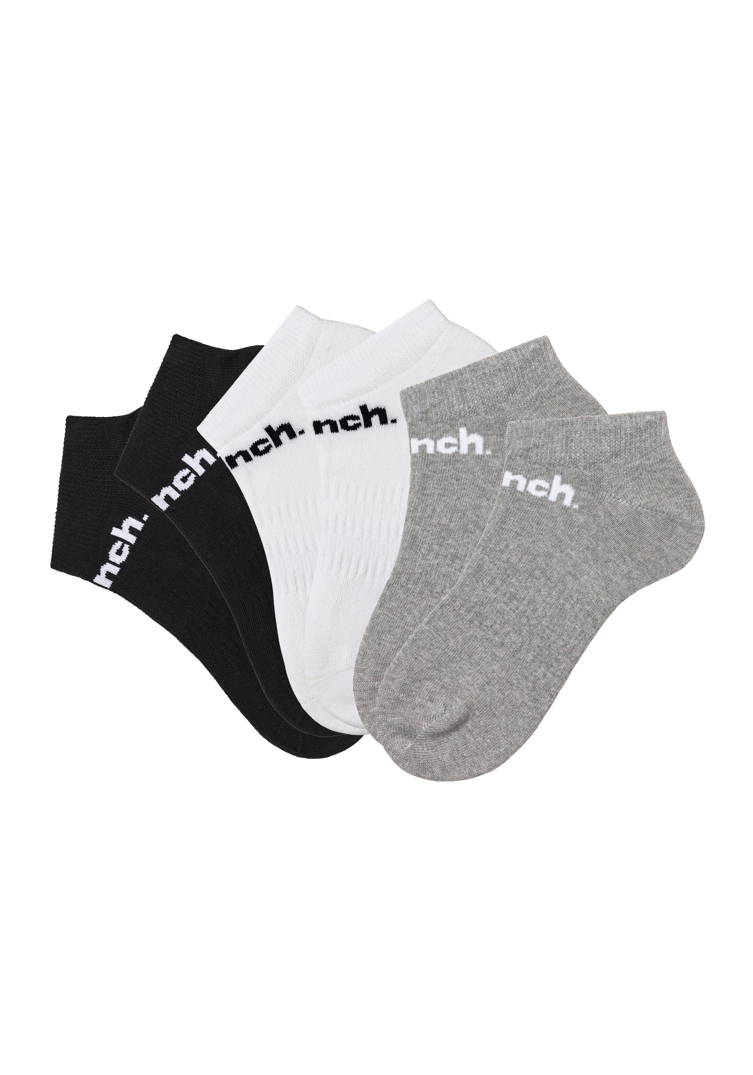 Bench. Sportsocken (Packung, 6-Paar) Sneakersocken mit klassischem Logoschr günstig online kaufen