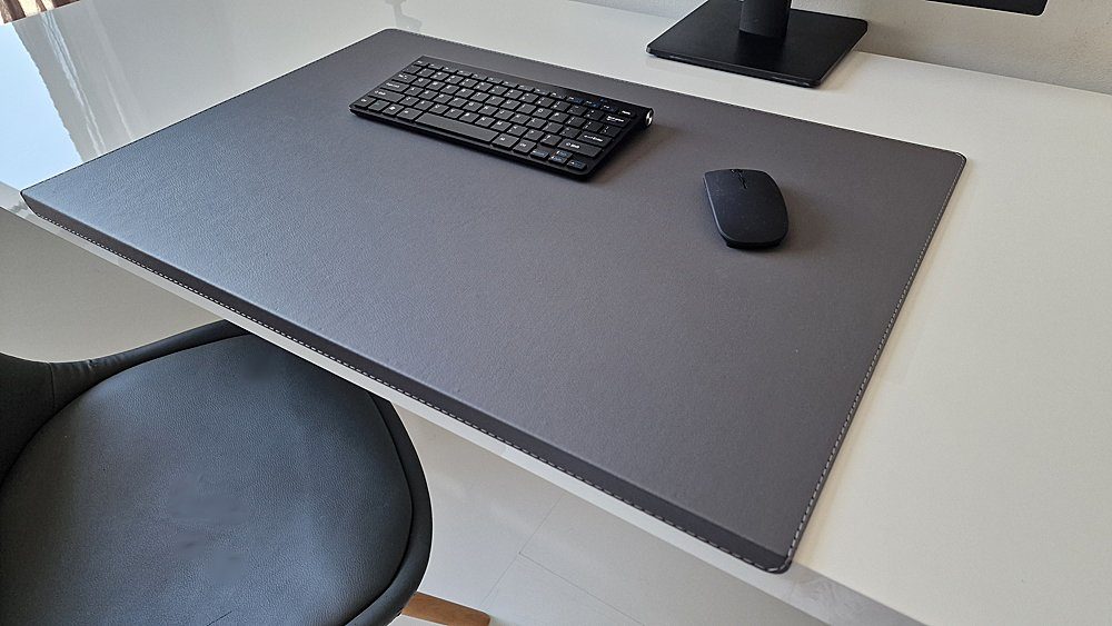 Profi Mats Schreibtischunterlage mit Kantenschutz SanftLux Kunst Leder 12 Farben