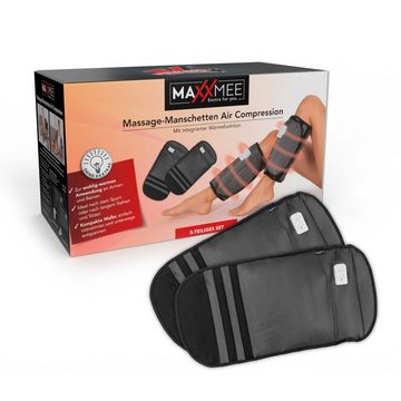 MAXXMEE Venentrainer Venen-Massagegerät Luftkompression & Wärme 2 Stufen, kabellos