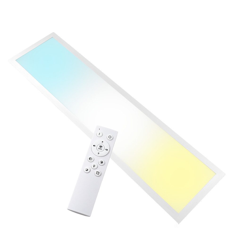 LUXULA Aufbauleuchte LUXULA LED Aufbauleuchte 40 W CCT einstellbar Weiß, Farbwechsler