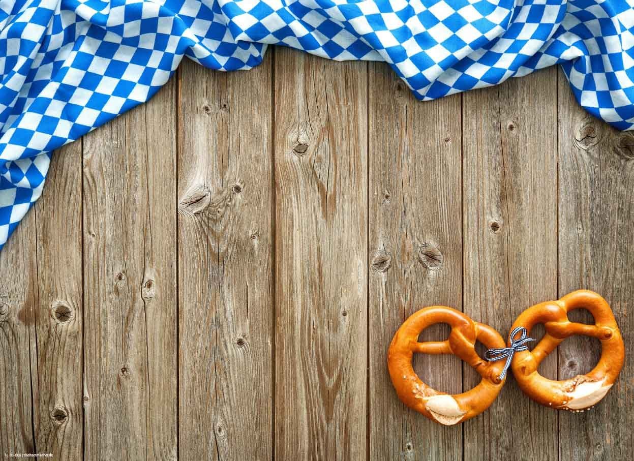 Tischsetmacher Platzset Tischsets I Platzsets - Bayern und Oktoberfest Brezeln - 12 Stück aus hochwertigem Papier 44 x 32 cm, (12-St)