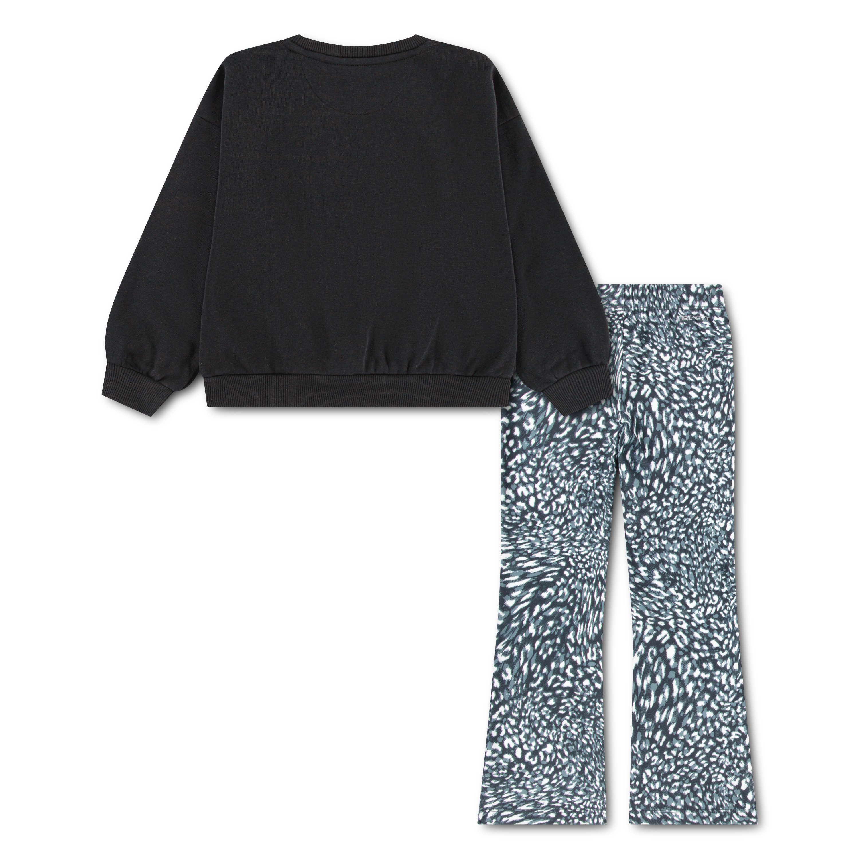 Nike Sportswear Sportanzug (2-tlg), zweiteiliges Set, mit Sweatshirt und Leggings, ohne Kapuze