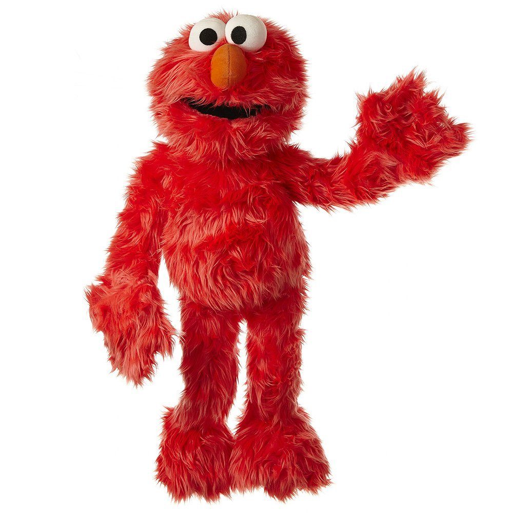 Living Puppets Handpuppe Living Puppets Handpuppe Elmo Sesamstrasse 65 cm SE107 (Packung), Sehr gut geeignet um Geschichten zu erzählen