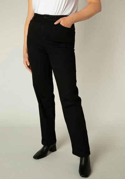 Base Level Curvy Straight-Jeans »Ayda« High Waist