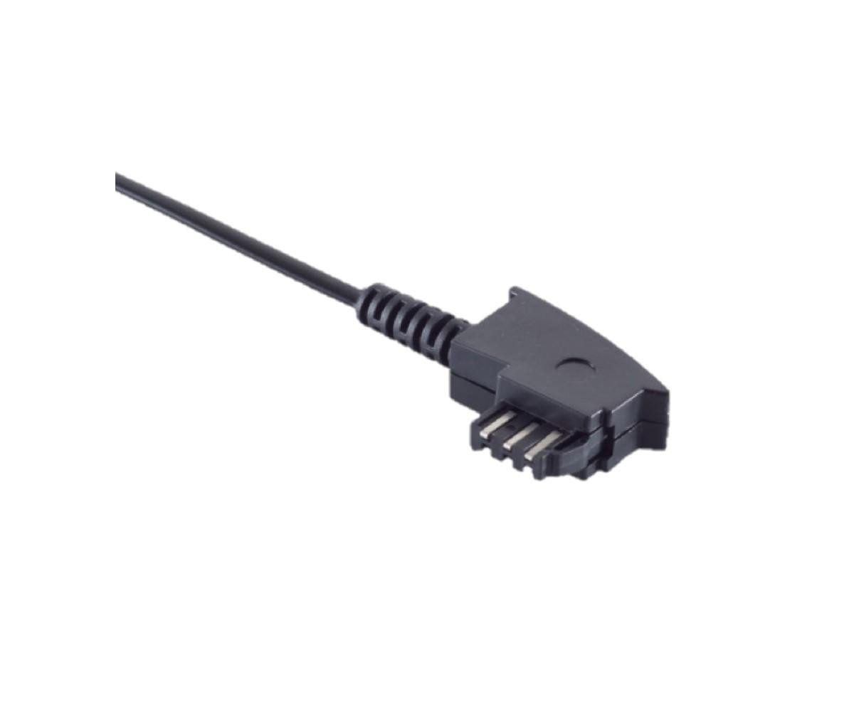 DINIC Telefonverlängerung Universal-Belegung, TAE-F Stecker auf TAE... Telefonkabel
