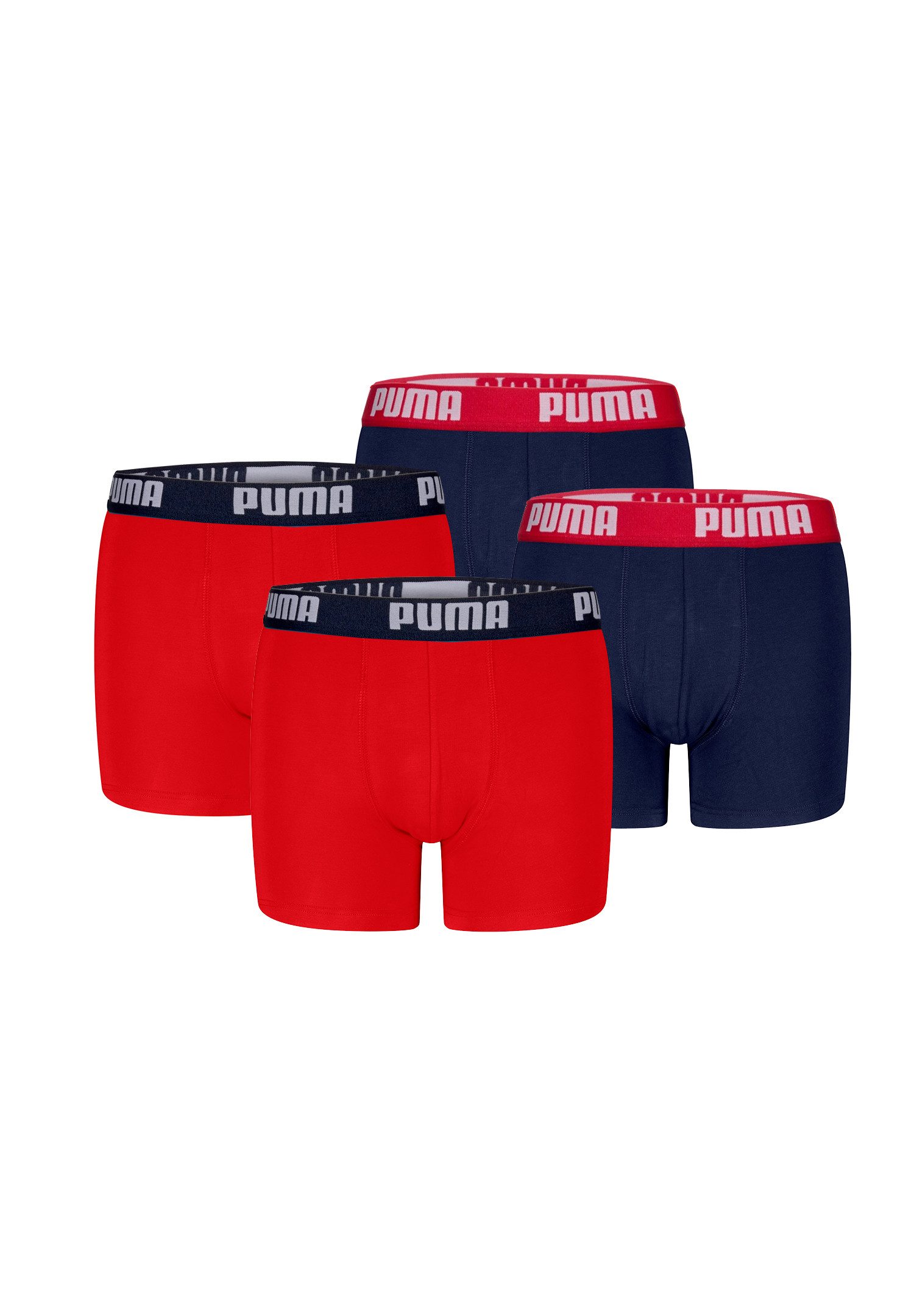 PUMA Boxershorts BOYS EVERYDAY BASIC BOXER 4P (Packung, 4-St., 4er-Pack)