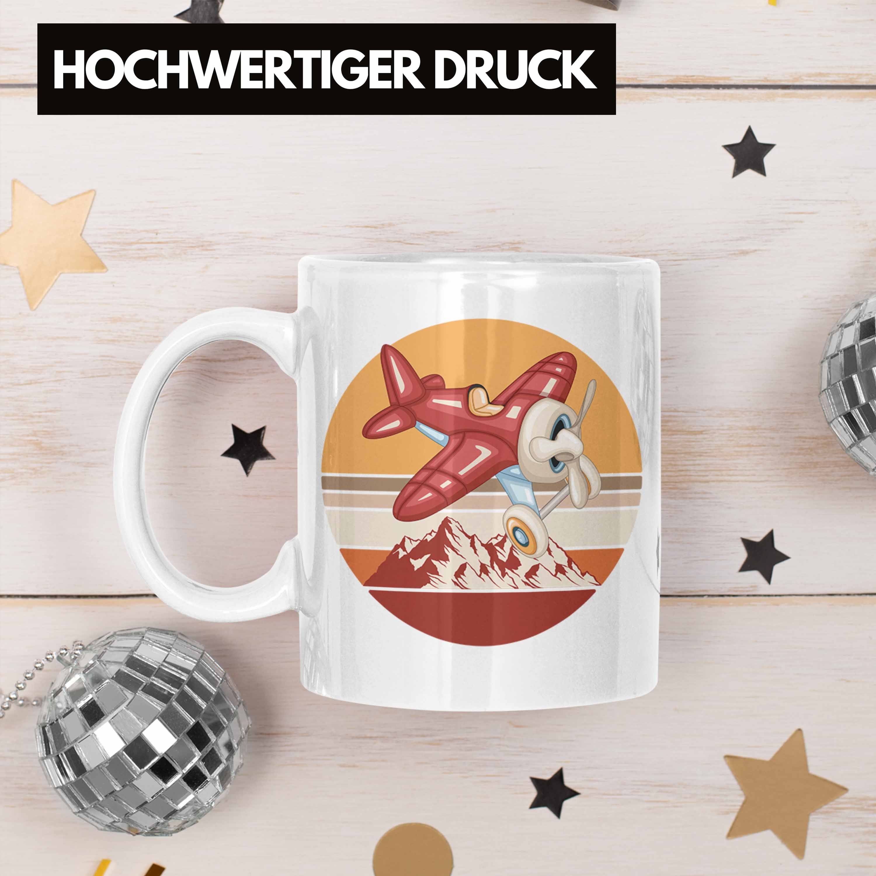 Tasse Segelflieger Trendation Weiss Geschenk Segelflieger Tasse