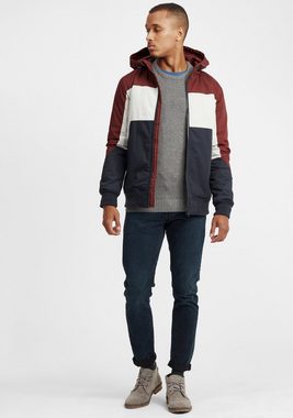 !Solid Bomberjacke SDThello Übergangsjacke mit Kapuze in Colorblock-Optik