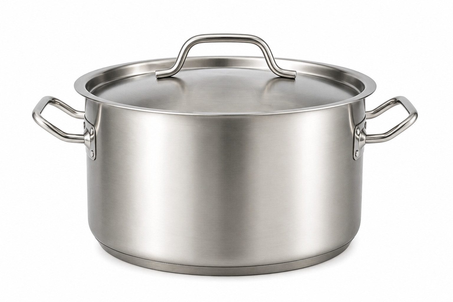 Cheffinger Topf-Set XXXL Edelstahl Kochtopf 32L Induktion Ø40cm Gastro & Großküche, Material: Edelstahl (Set bestehend aus Kochtopf und Deckel)