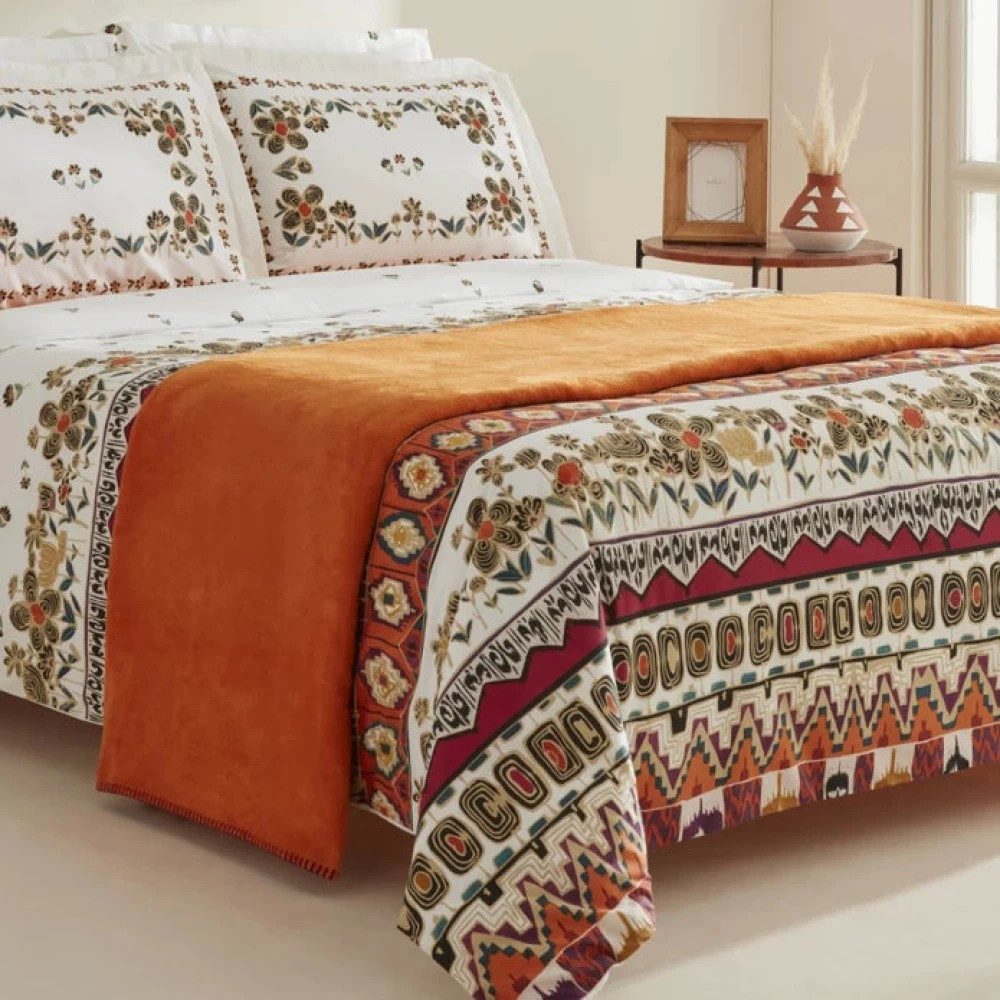 Karaca Home Bettwäsche Karaca Home Runa 100% Baumwolle Doppelbett Bettwäsch günstig online kaufen