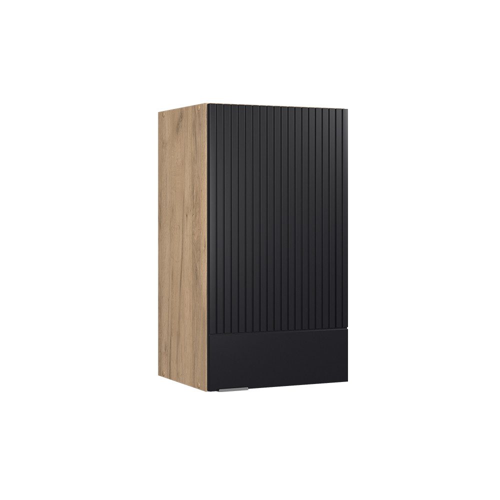 Vicco Hängeschrank Fame-Line, Schwarz gestreift/Goldkraft Eiche, günstig online kaufen