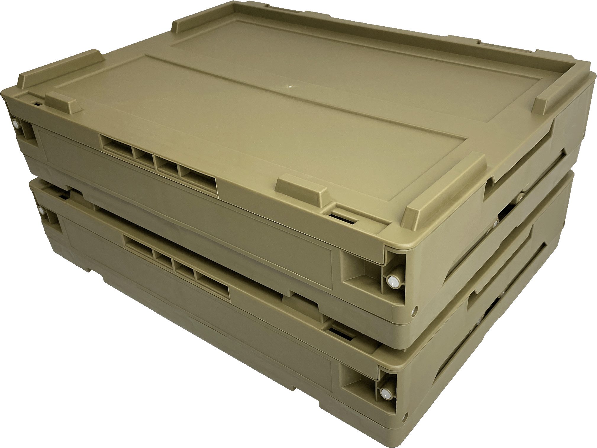 Berger & Schröter Faltbox,Outdoorbox, Multibox, Kunststoff PP, Größe M, Stapelbar, Kombinierbar, Platzsparend zusammenklappbar