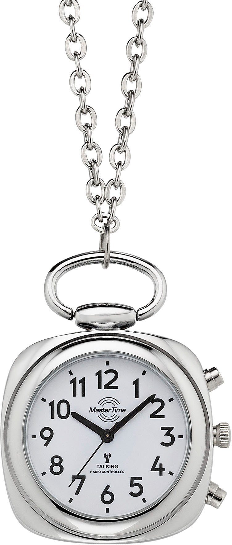 MASTER TIME Kettenuhr Sprechende Kettenuhr, MTUA-10810-12M, Quarzuhr, Damenuhr, Funkuhr, Schwesternuhr