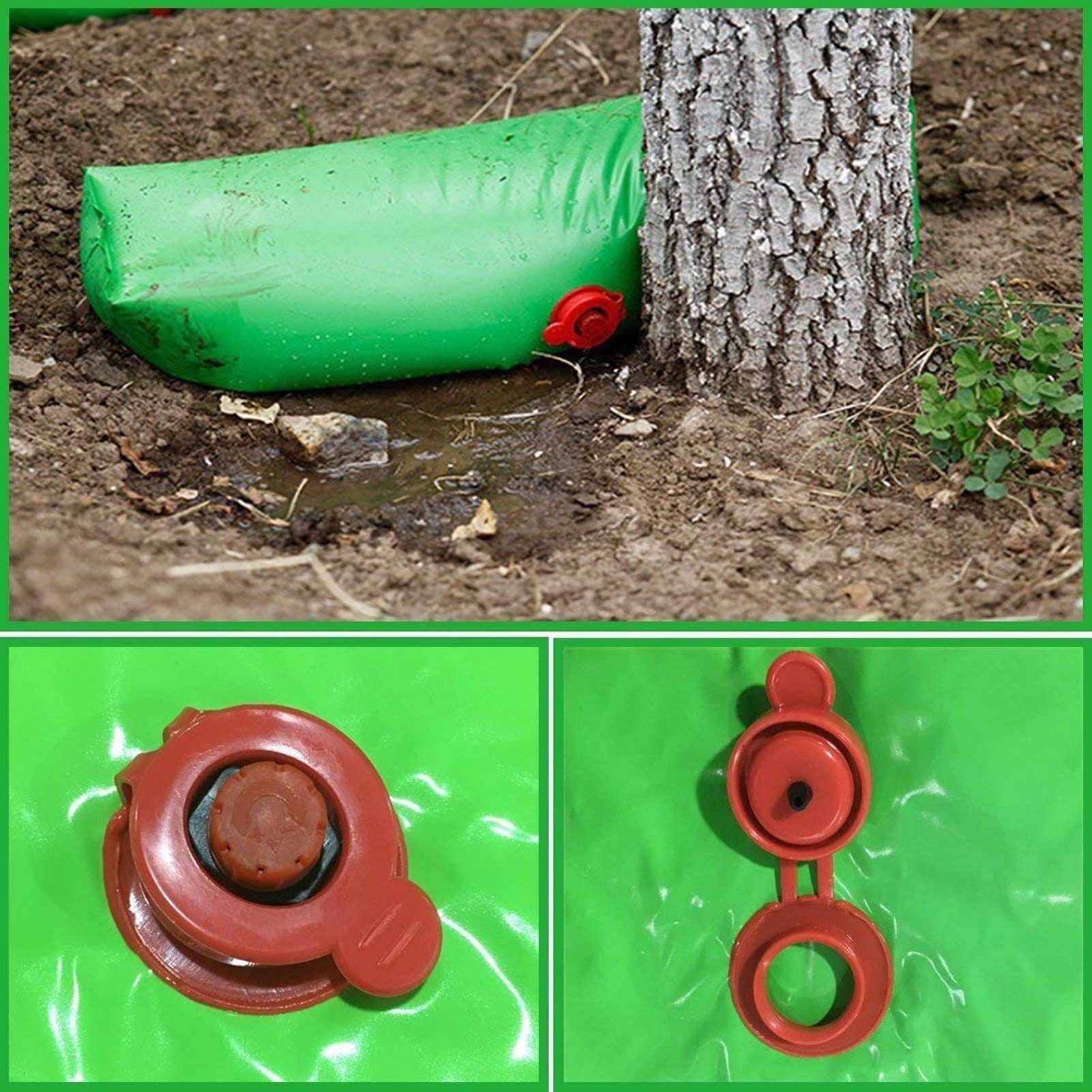SEEZSSA Bewässerungssystem 4 Stück Baum-Wassersäcke für Gartenpflanzen, Bewässerungsbeutel, für die Bewässerung von Bäumen und Sträuchern – Bild 5 von 5