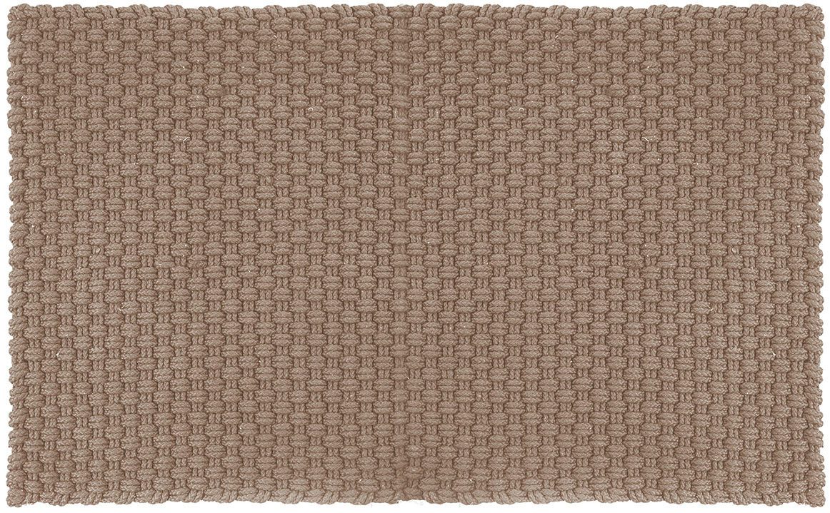 PAD Fußmatte UNI, Schmutzfangmatte, rechteckig, Höhe: 15 mm, handgewebt, Uni Farben, In- und Outdoor geeignet, auch als Läufer