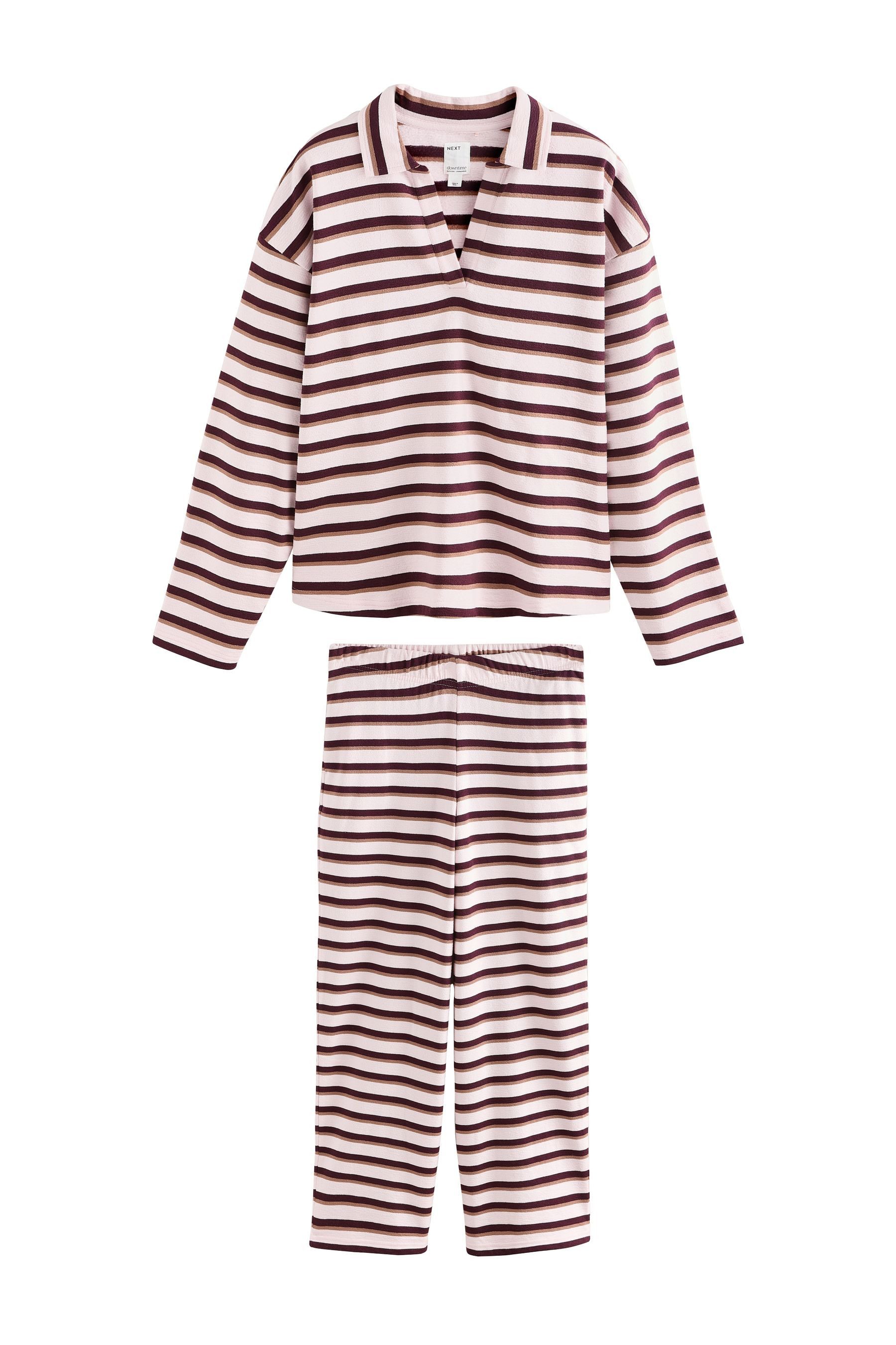 Next Sweatanzug Ruby-Loungewear-Set mit Kragen (2-tlg)