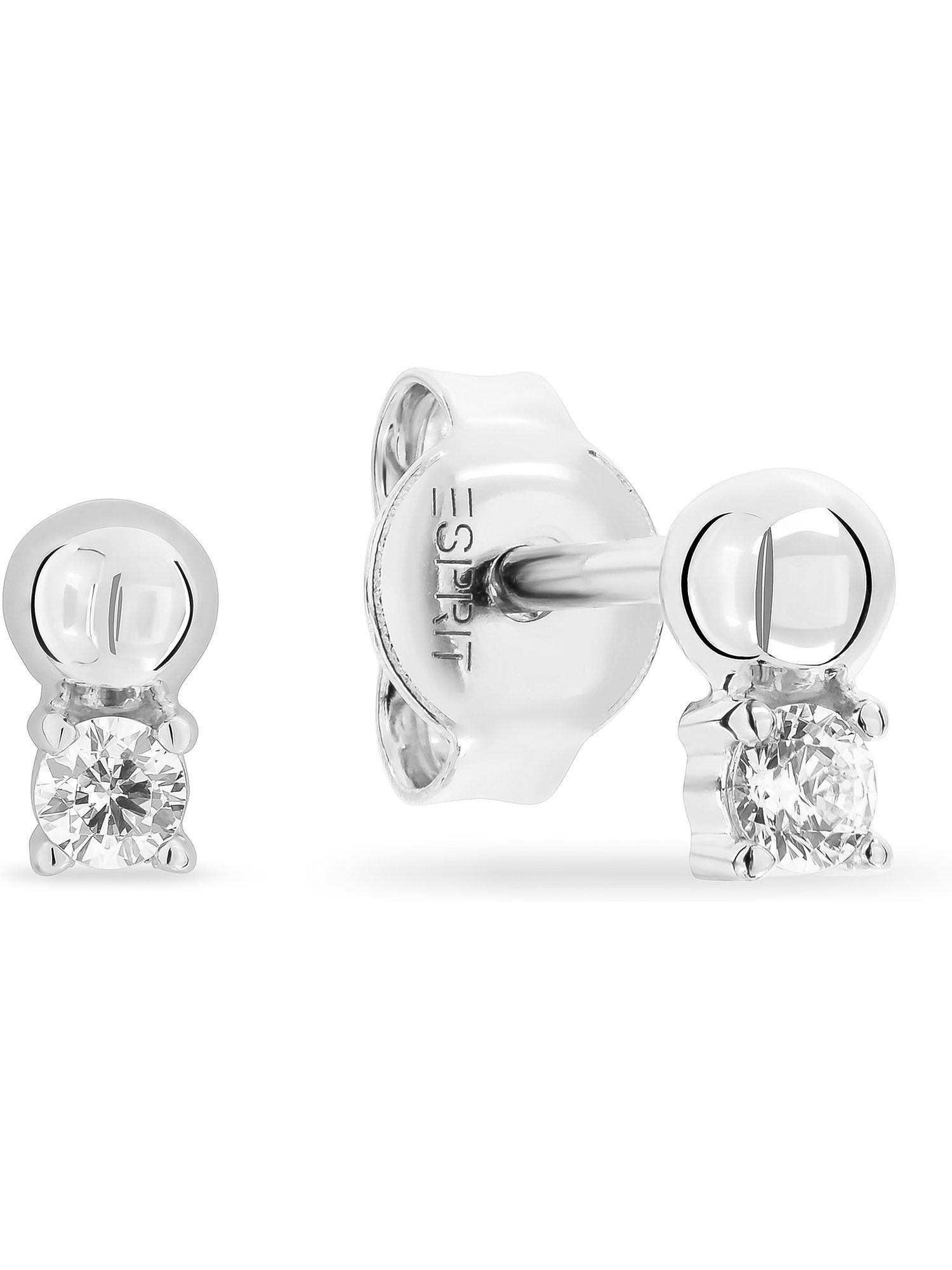 Esprit Paar Серьги-гвоздики ESPRIT Damen-Ohrstecker 925er Silber 2 Zirkonia, Globe