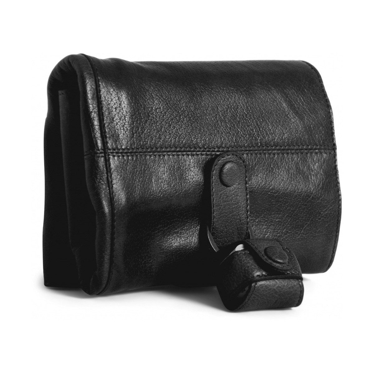 muud Handtasche Lederorganizer Stockholm Black