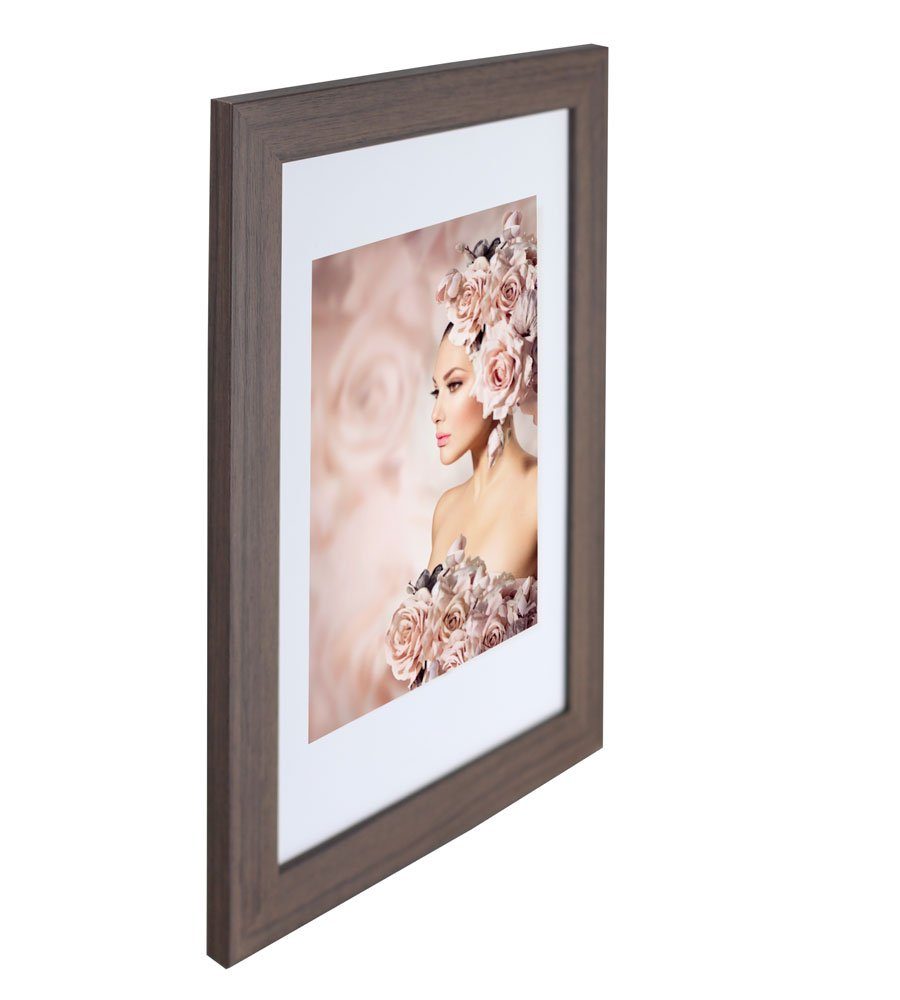 IDEAL TREND Bilderrahmen 5er Pack Holz Bilderrahmen Foto Plexi Rahmen Acryl günstig online kaufen