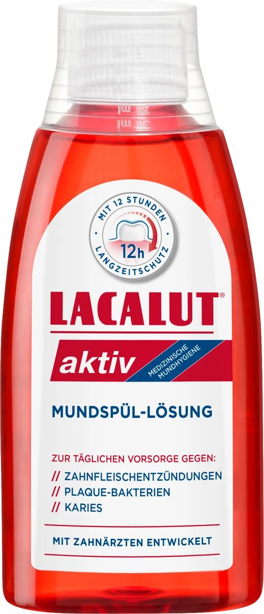 Lacalut Mundwasser Aktiv Mundspüllösung, 300 ml