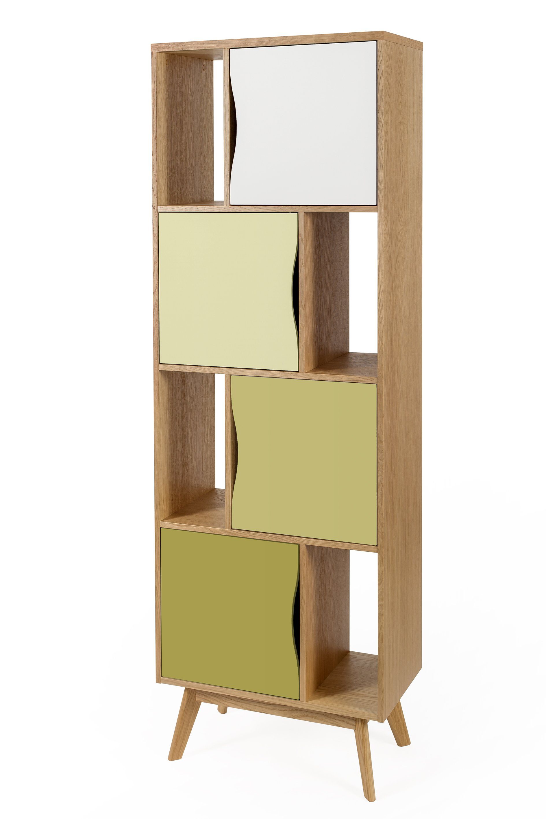 Woodman Bücherregal Avon, Holzfurnier aus Eiche, FSC®-zertifiziert