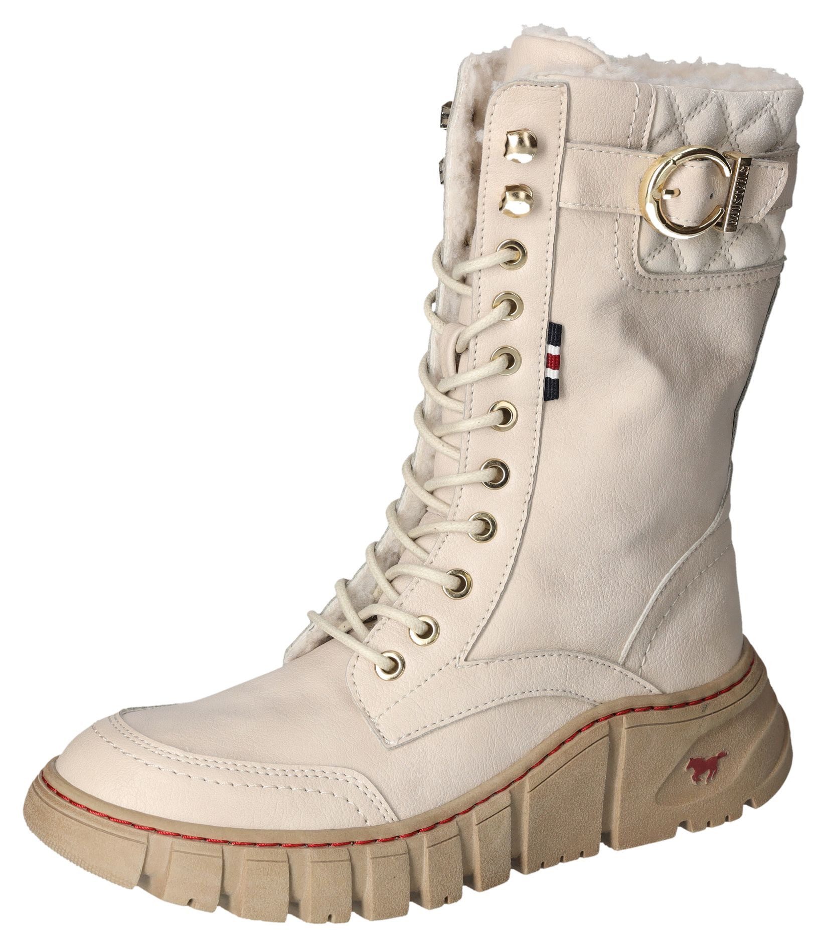 Mustang Shoes Winterboots, Schnürboots, Snowboots, Profilsohle günstig online kaufen