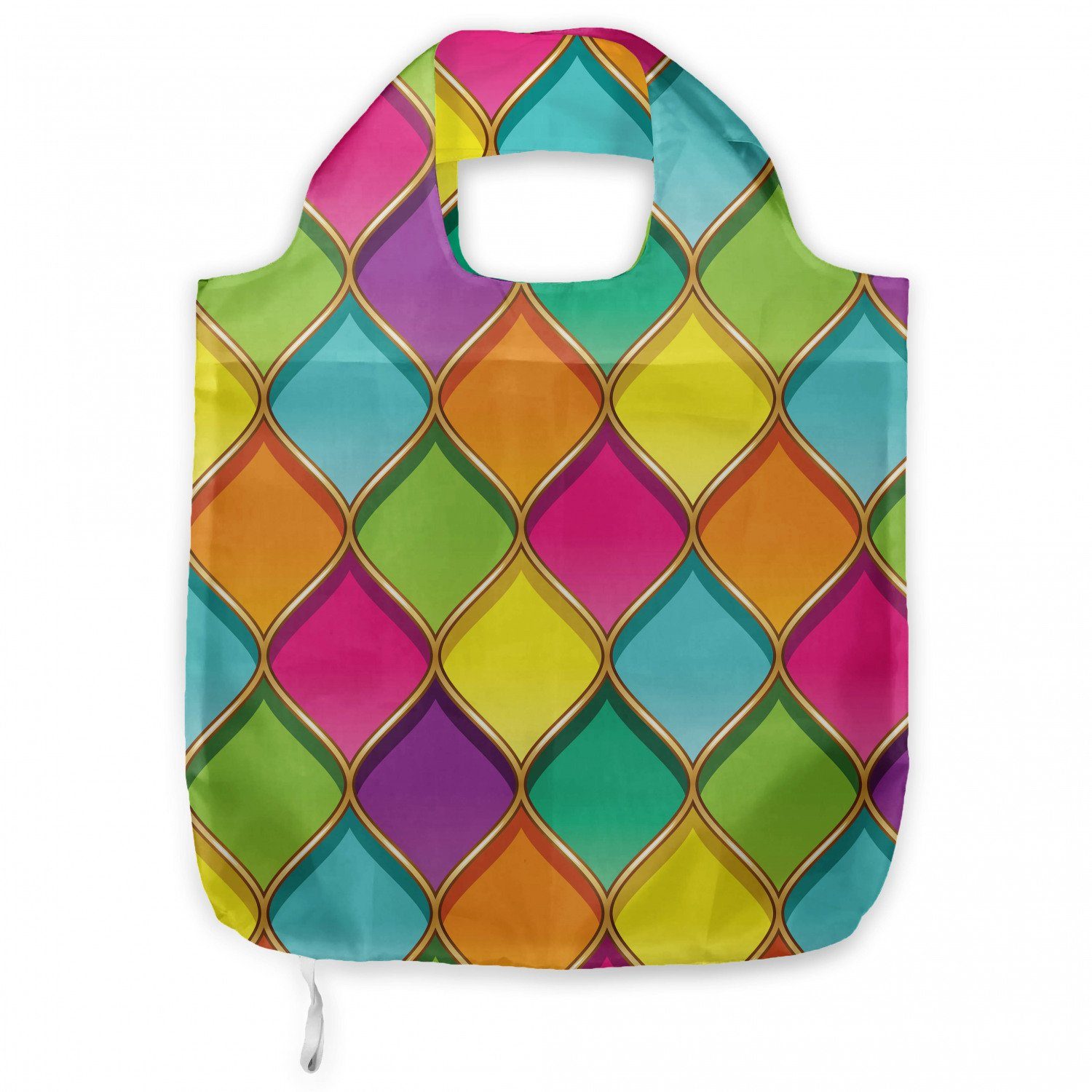 Damen Alle Damentaschen Abakuhaus Tragetasche Praktische Einkaufstaschen Umweltfreundliche Wiederverwendbare, Geometrisch Vivid 