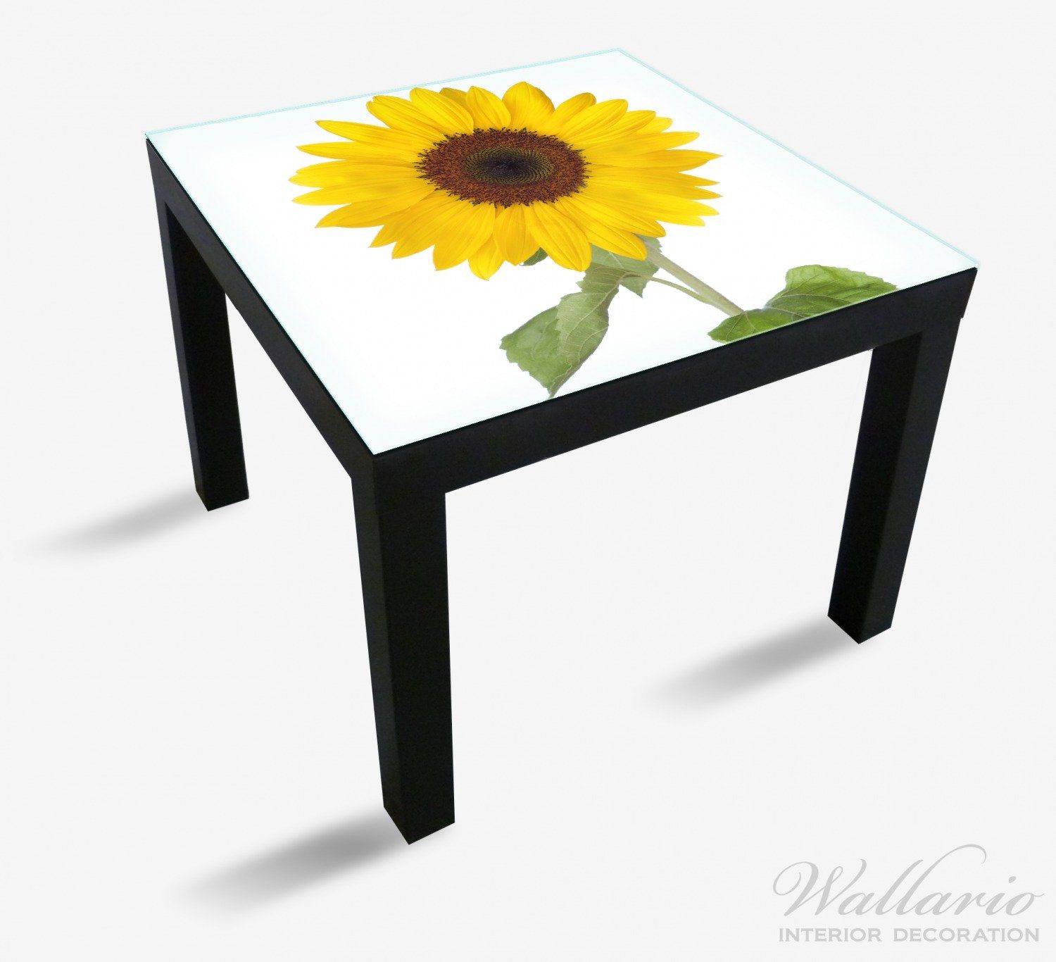 Wallario Tischplatte Sonnenblume (1 für Ikea St), Tisch geeignet Lack