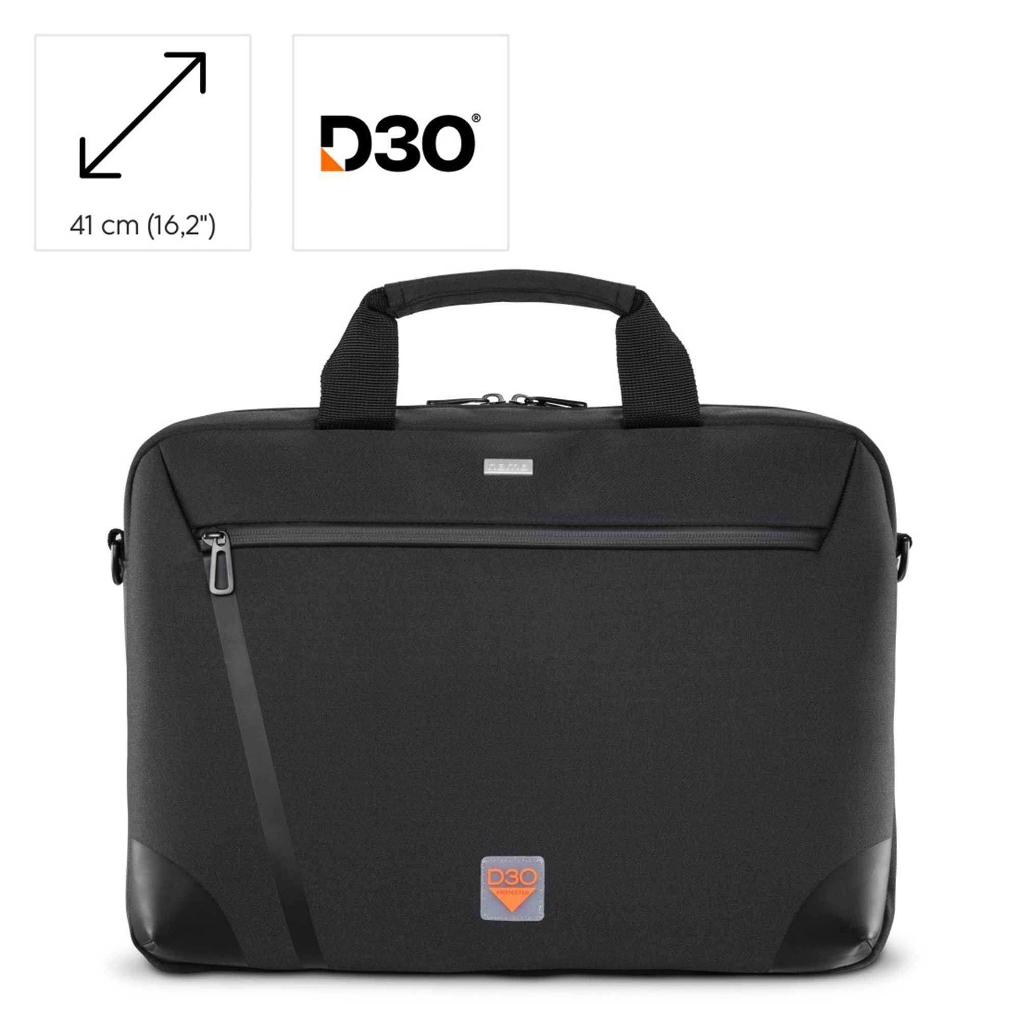 Hama Laptoptasche Extreme Protect, 40-41cm (15,6"-16,2), Schwarz (2-tlg)