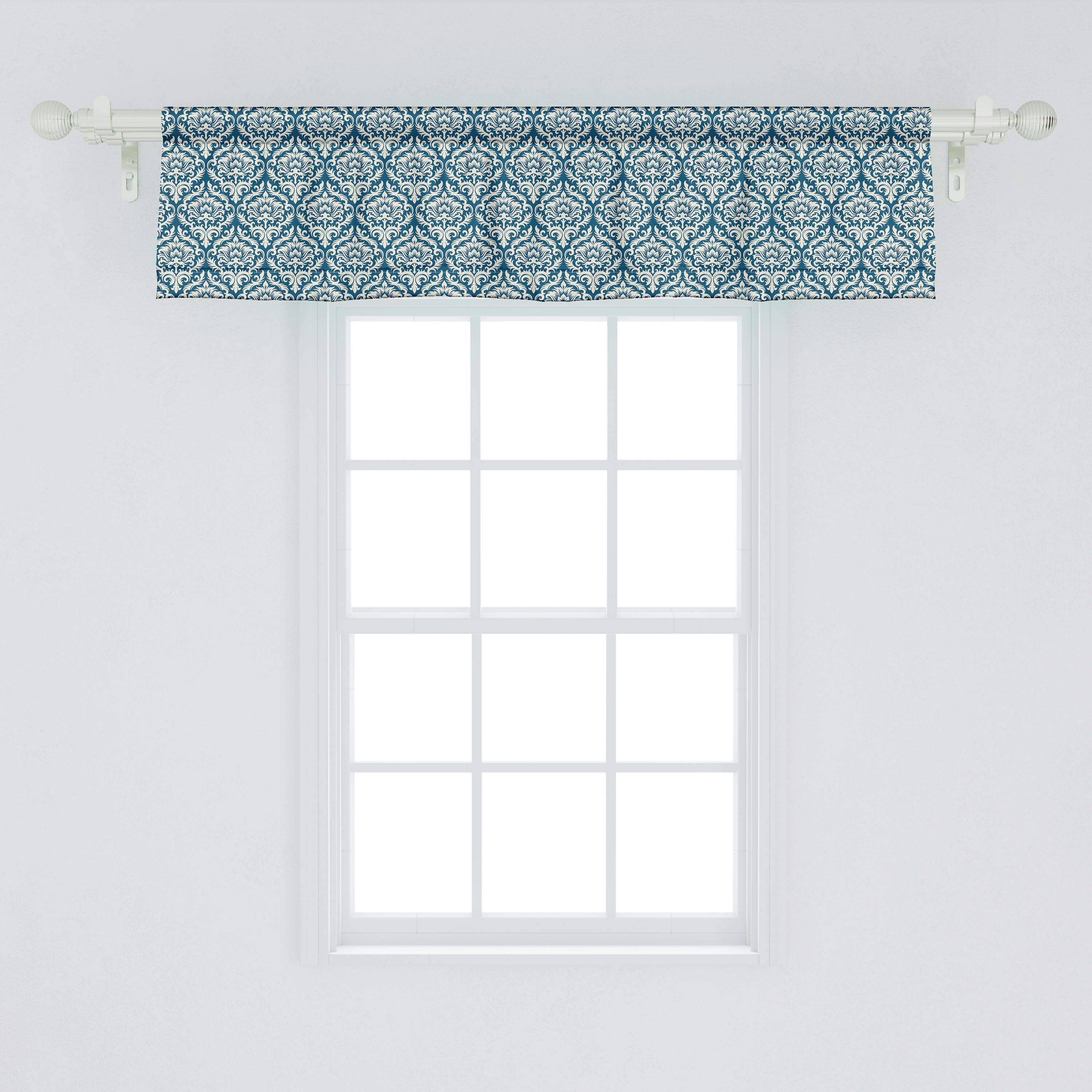 Scheibengardine Vorhang Volant Mode Abakuhaus, Dekor Küche viktorianisch mit Retro für Stangentasche, Schlafzimmer Französisch Microfaser