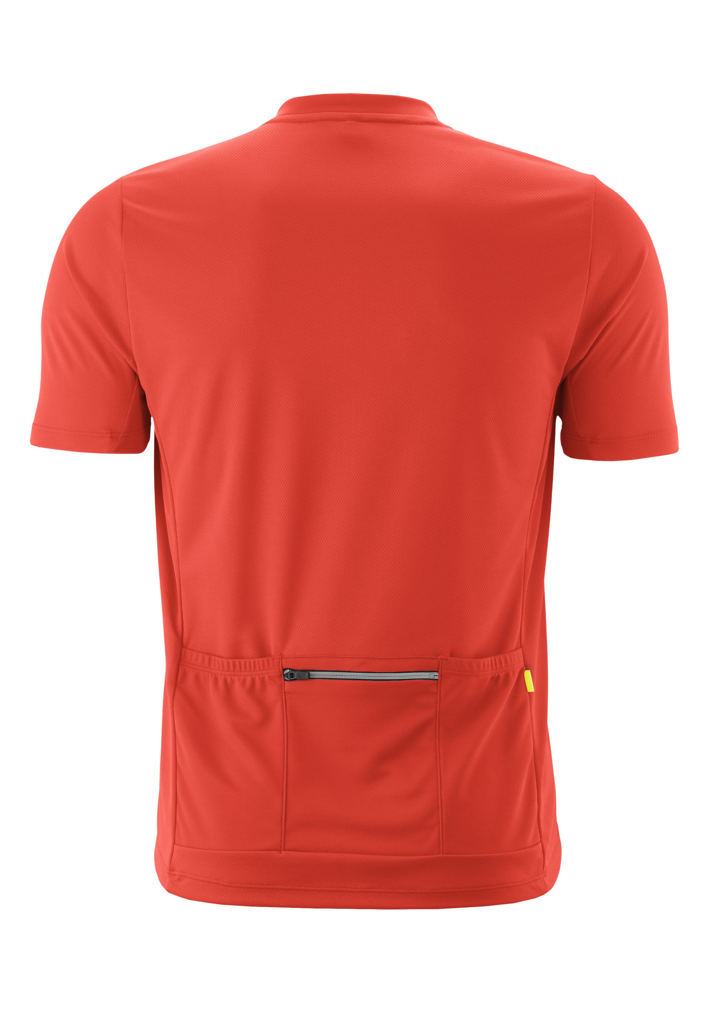 Gonso Radtrikot SITIVO Jersey Green M Herren Fahrradtrikot kurzarm, Half-Zip Trikot mit Rückentasche